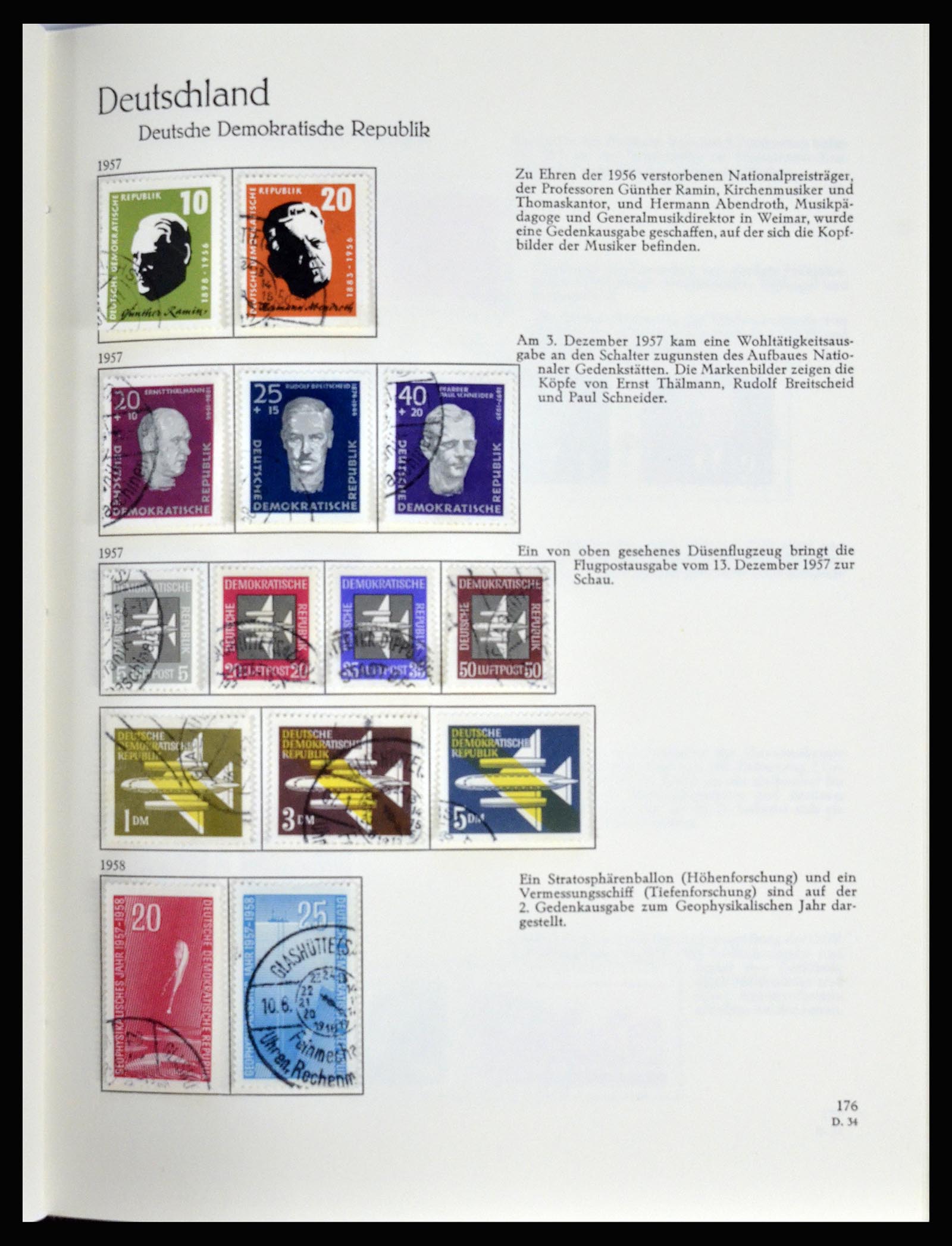 36609 044 - Stamp collection 36609 Germany 1952-1975.