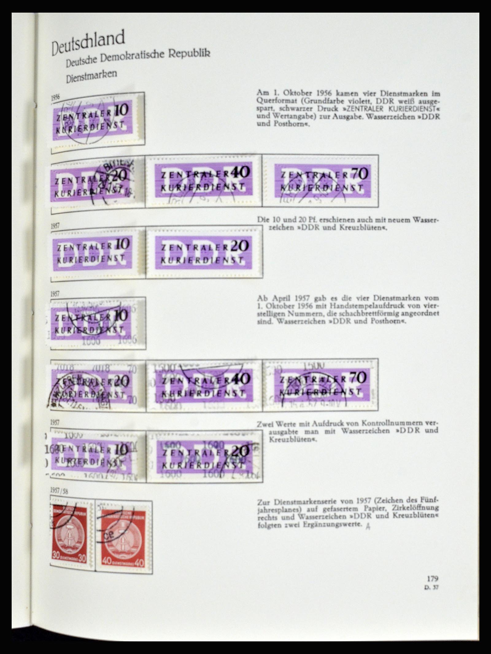 36609 047 - Stamp collection 36609 Germany 1952-1975.