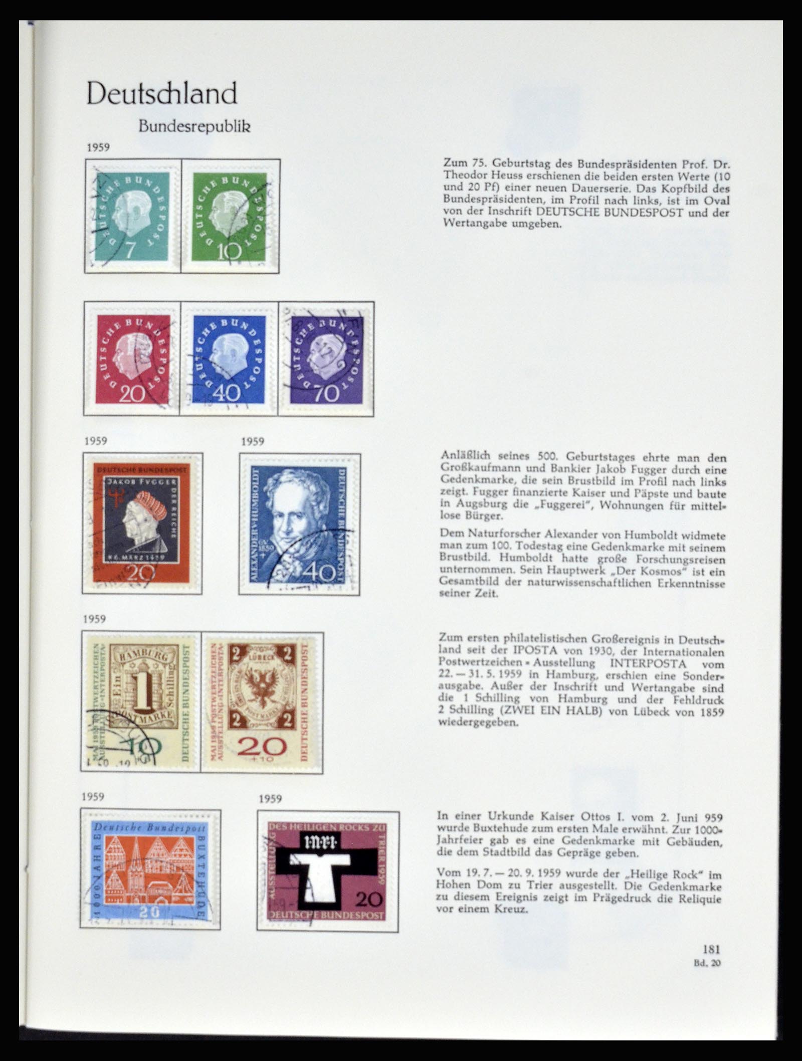 36609 048 - Stamp collection 36609 Germany 1952-1975.