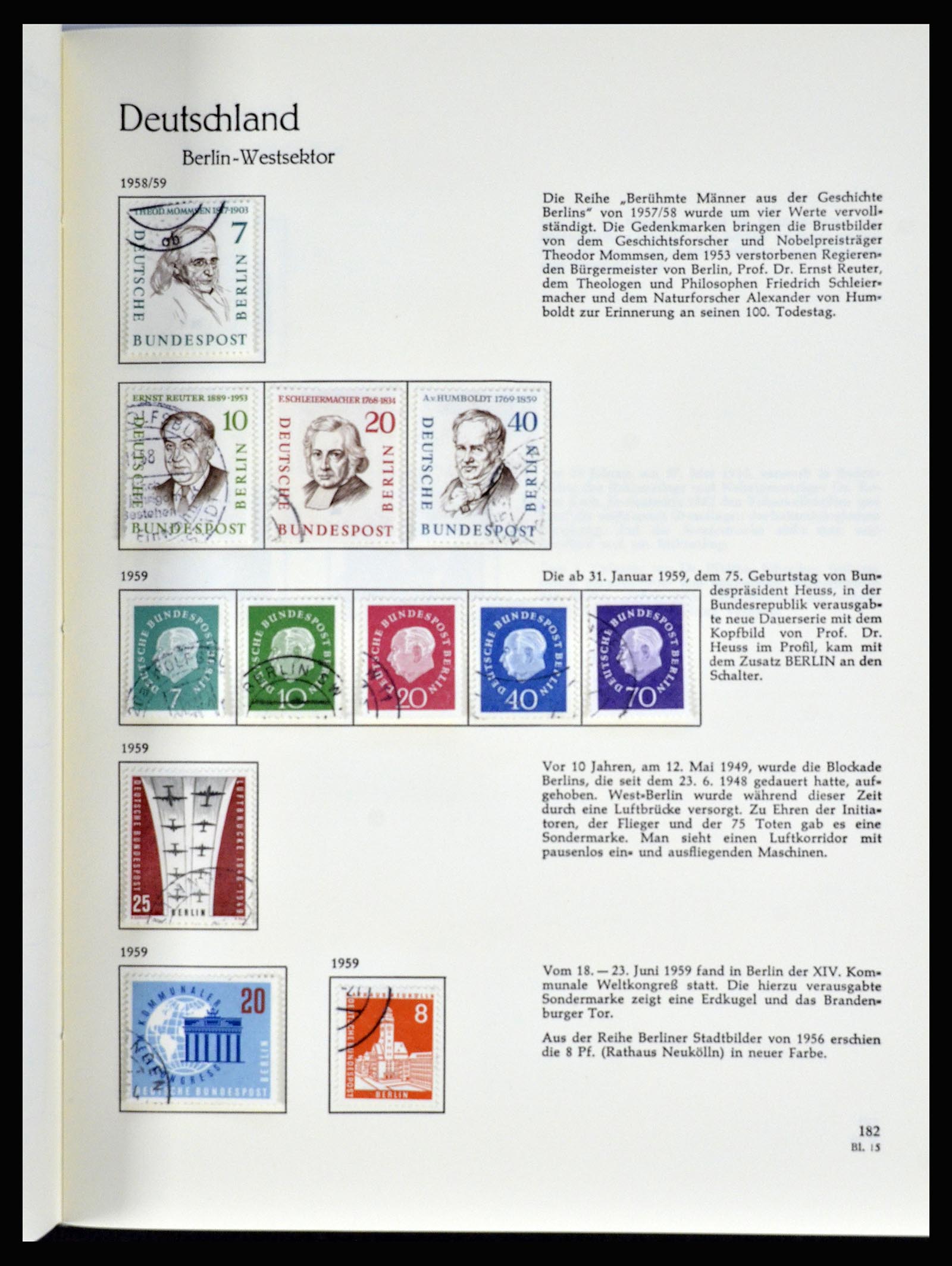 36609 055 - Postzegelverzameling 36609 Duitsland 1952-1975.