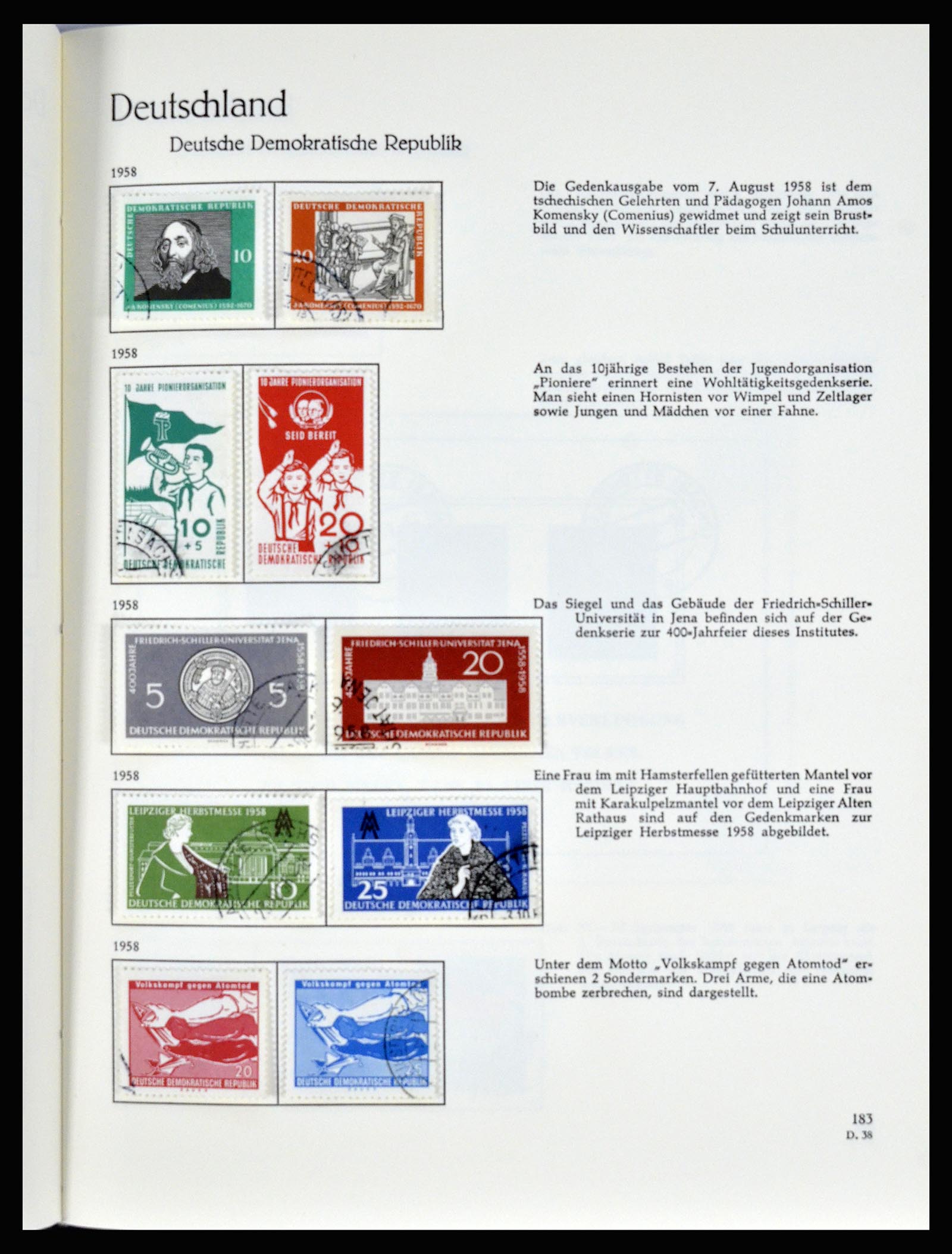 36609 058 - Stamp collection 36609 Germany 1952-1975.