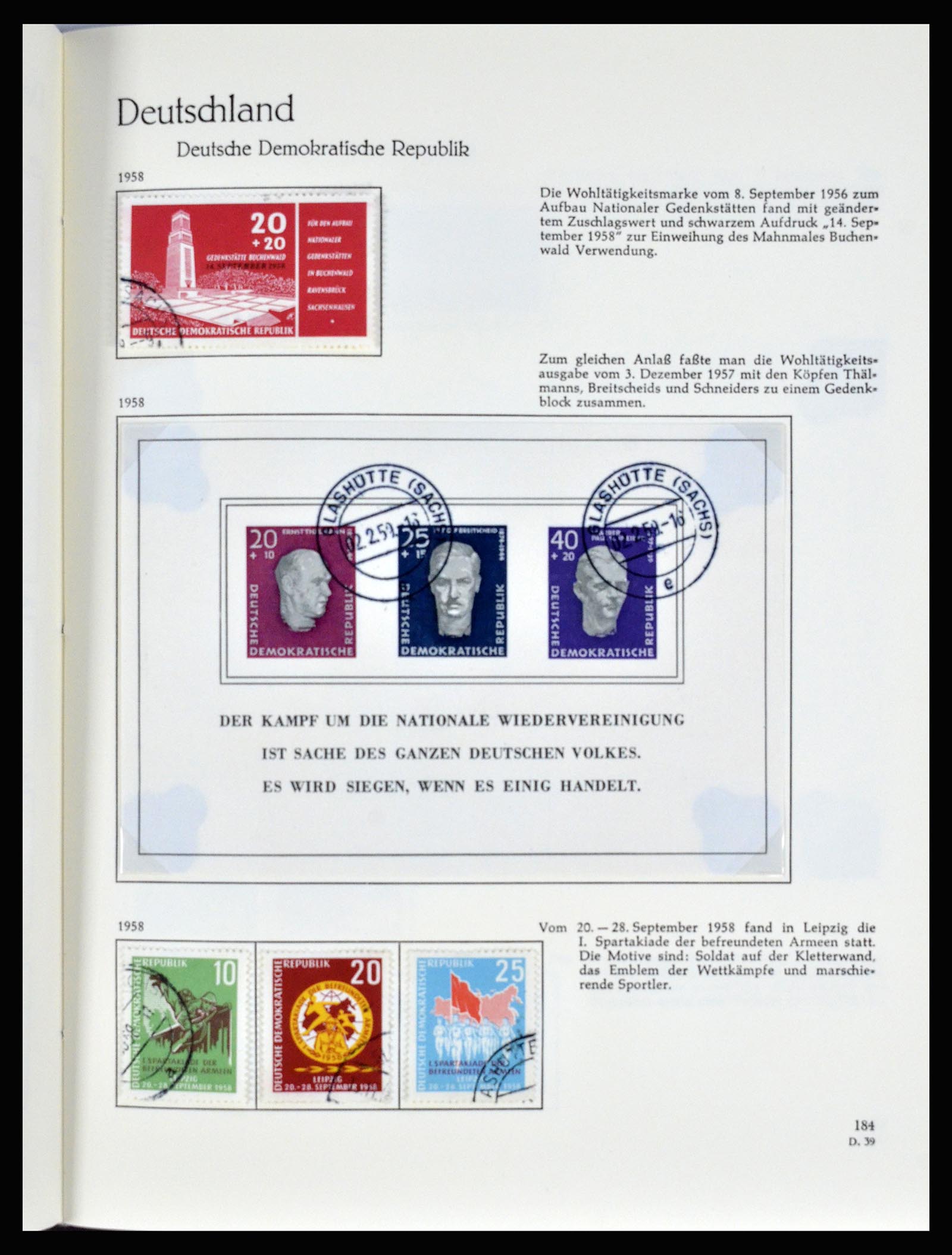 36609 059 - Postzegelverzameling 36609 Duitsland 1952-1975.