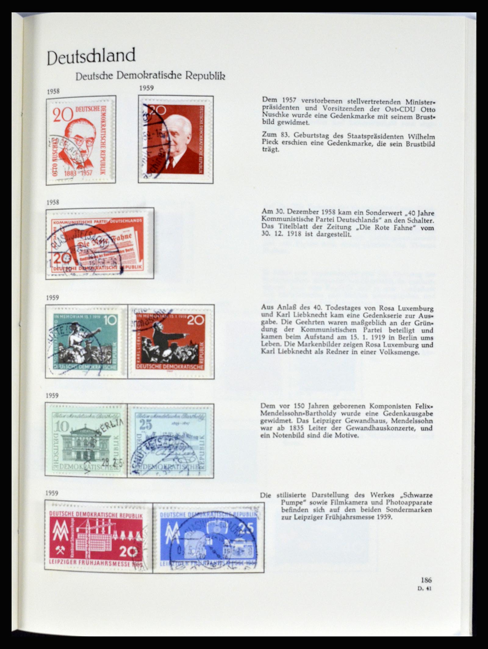 36609 062 - Stamp collection 36609 Germany 1952-1975.