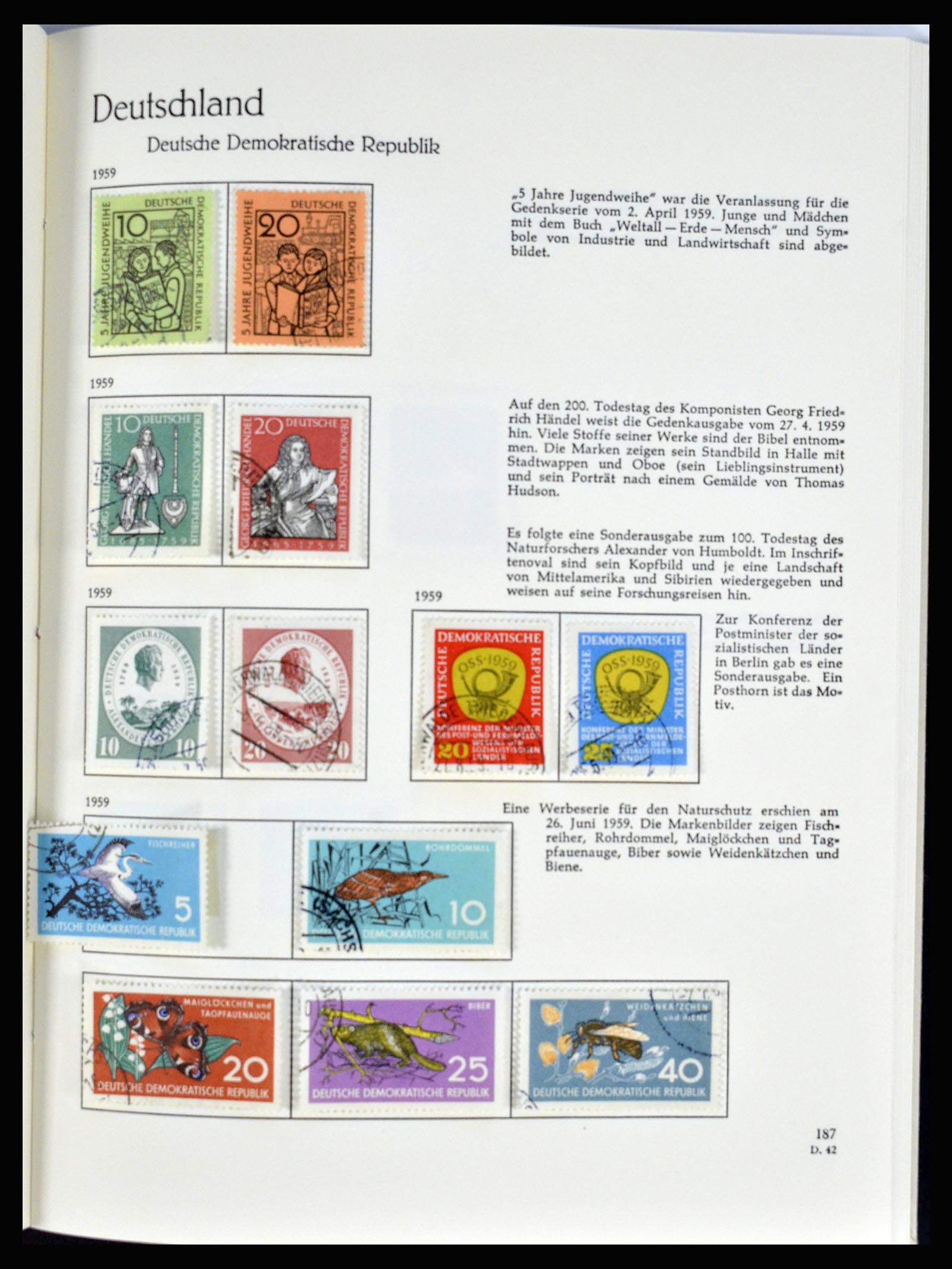 36609 063 - Stamp collection 36609 Germany 1952-1975.