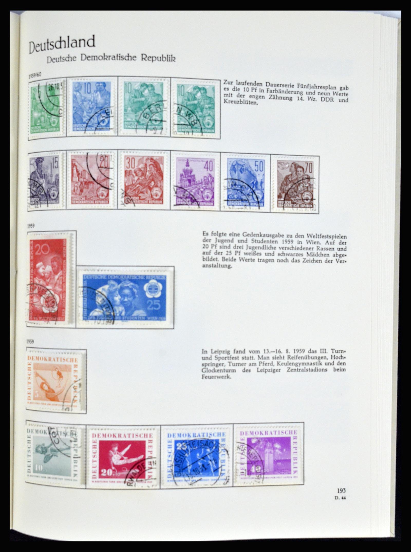 36609 064 - Stamp collection 36609 Germany 1952-1975.