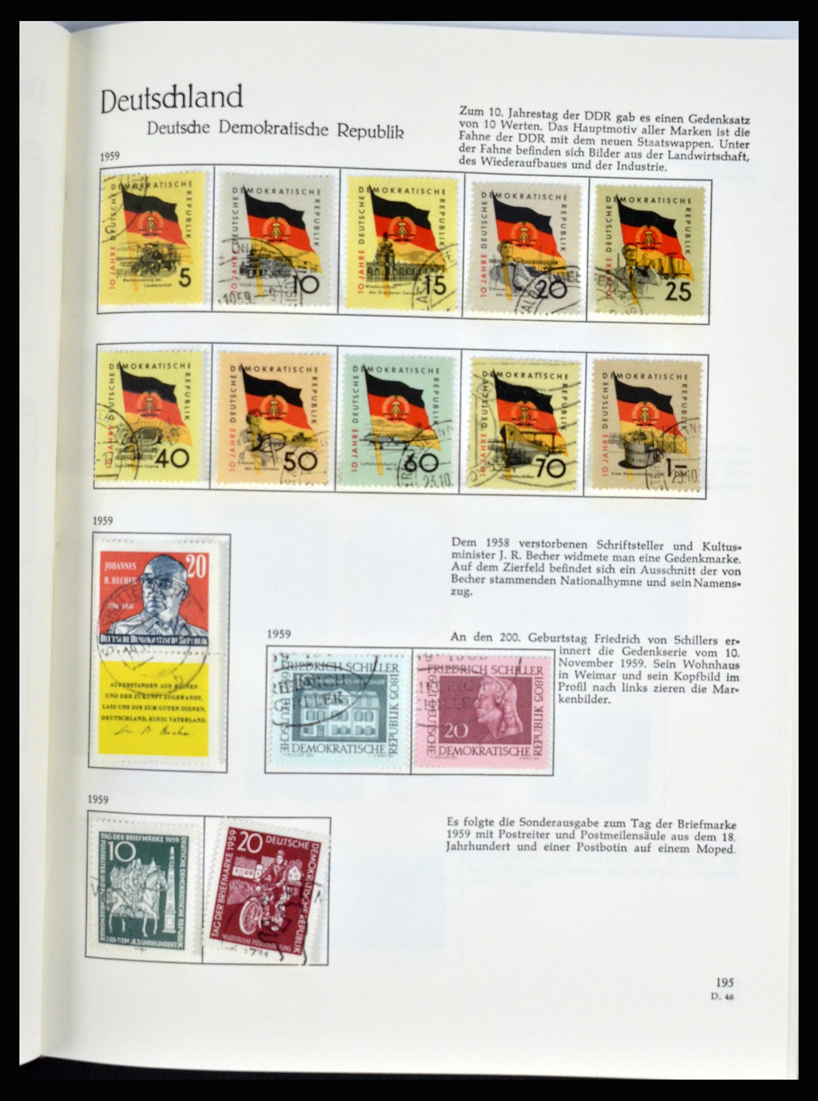 36609 066 - Stamp collection 36609 Germany 1952-1975.