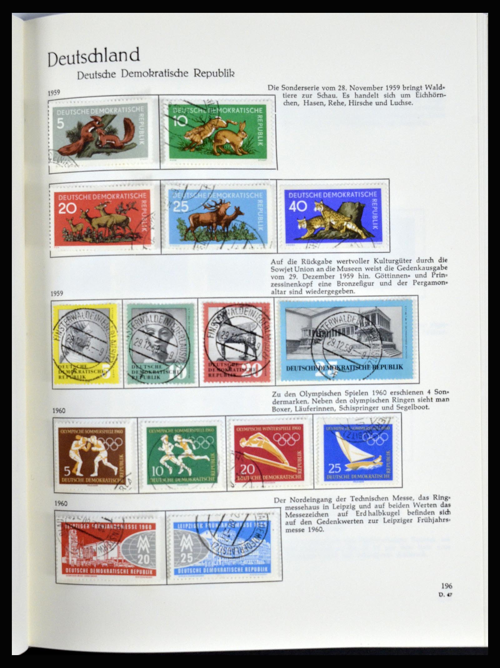 36609 067 - Stamp collection 36609 Germany 1952-1975.