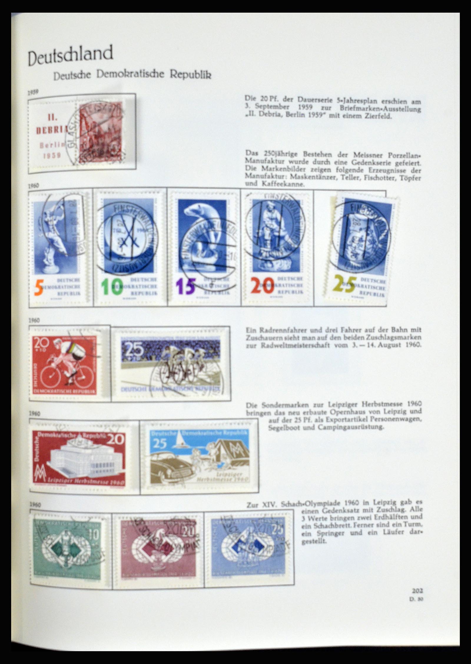 36609 070 - Stamp collection 36609 Germany 1952-1975.