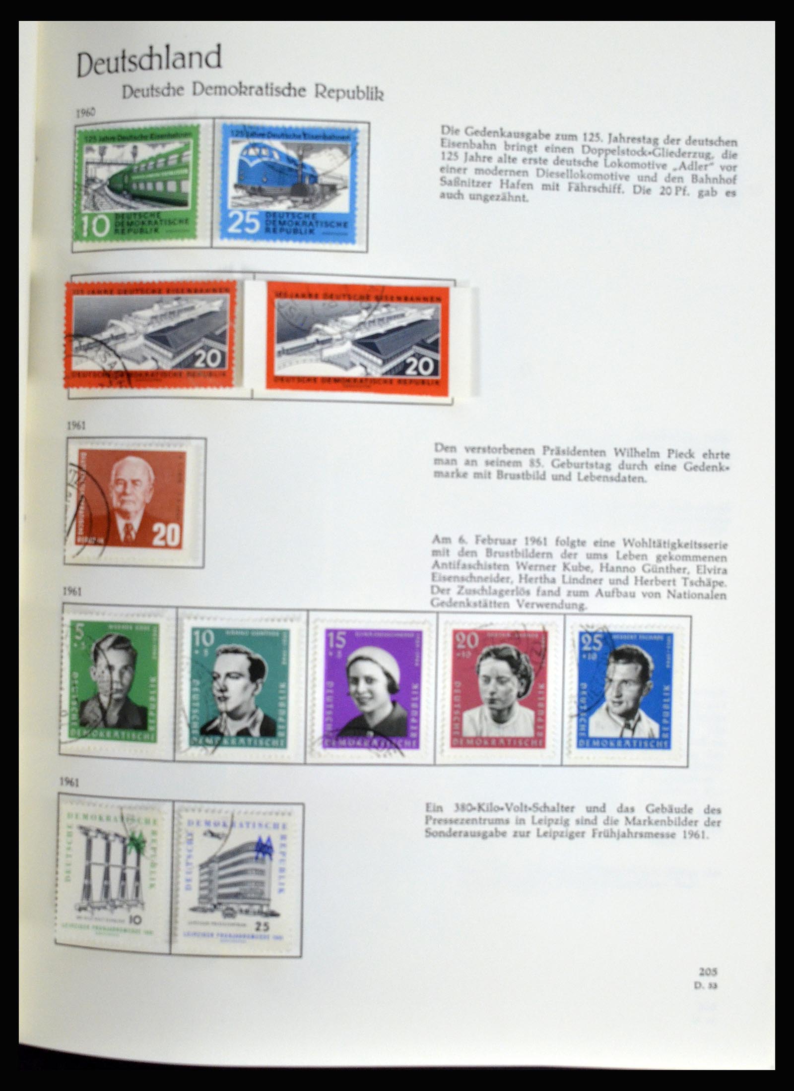 36609 074 - Stamp collection 36609 Germany 1952-1975.