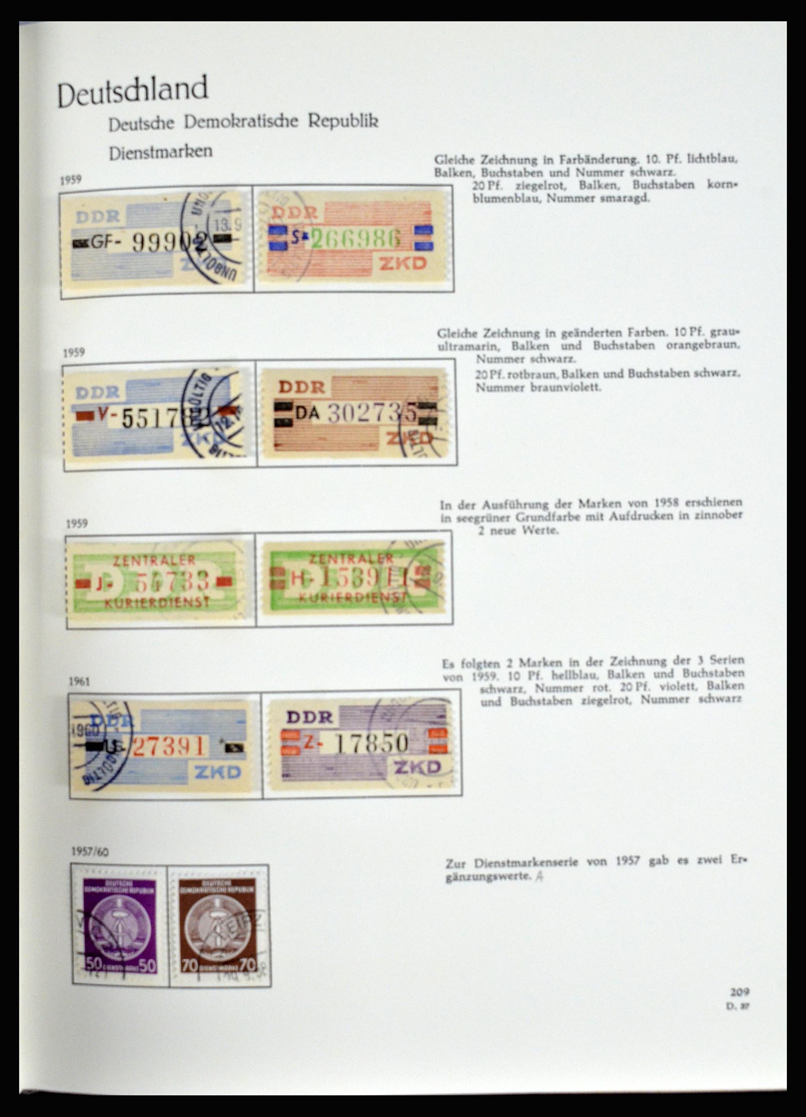 36609 078 - Stamp collection 36609 Germany 1952-1975.