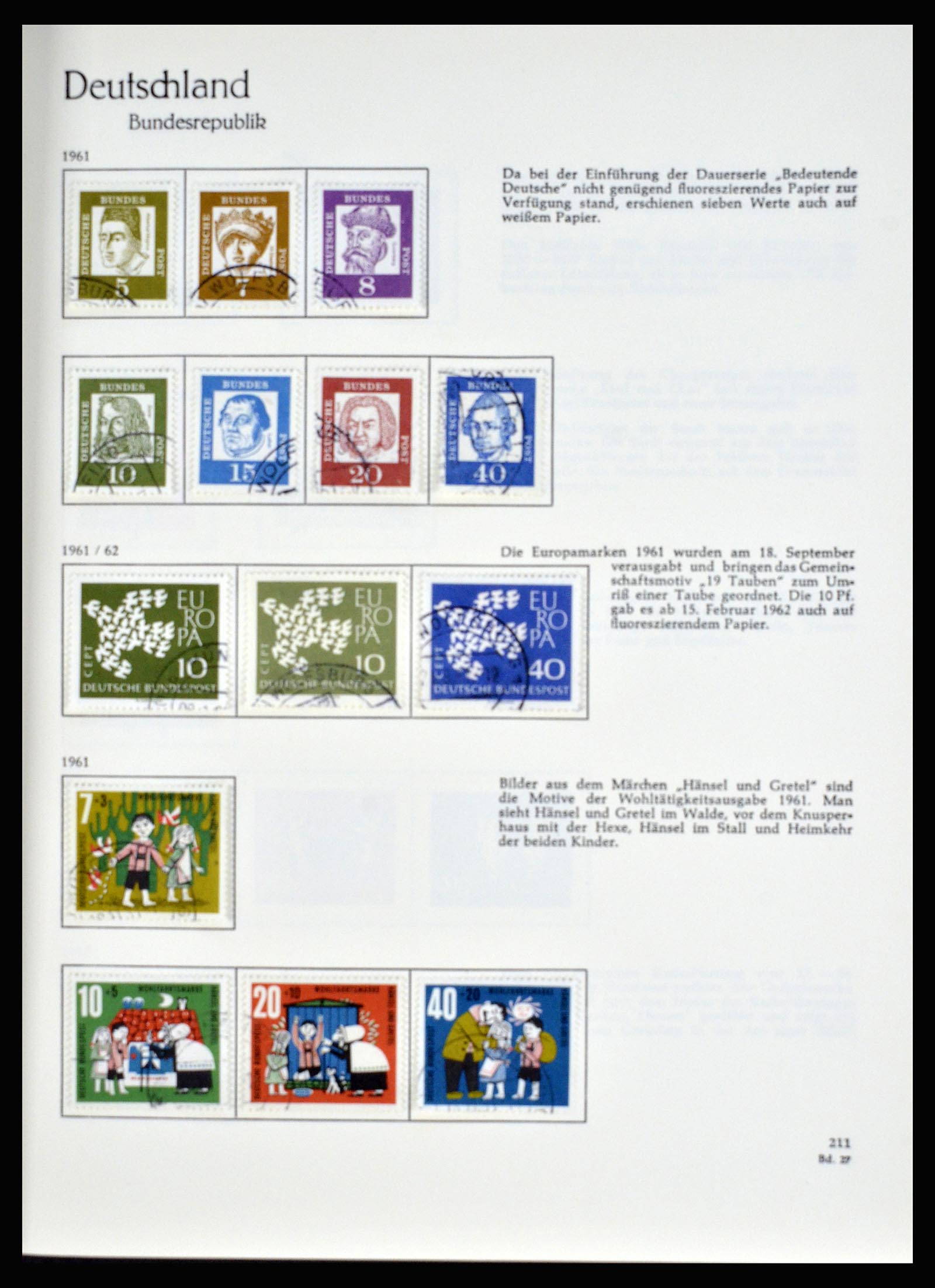 36609 081 - Stamp collection 36609 Germany 1952-1975.