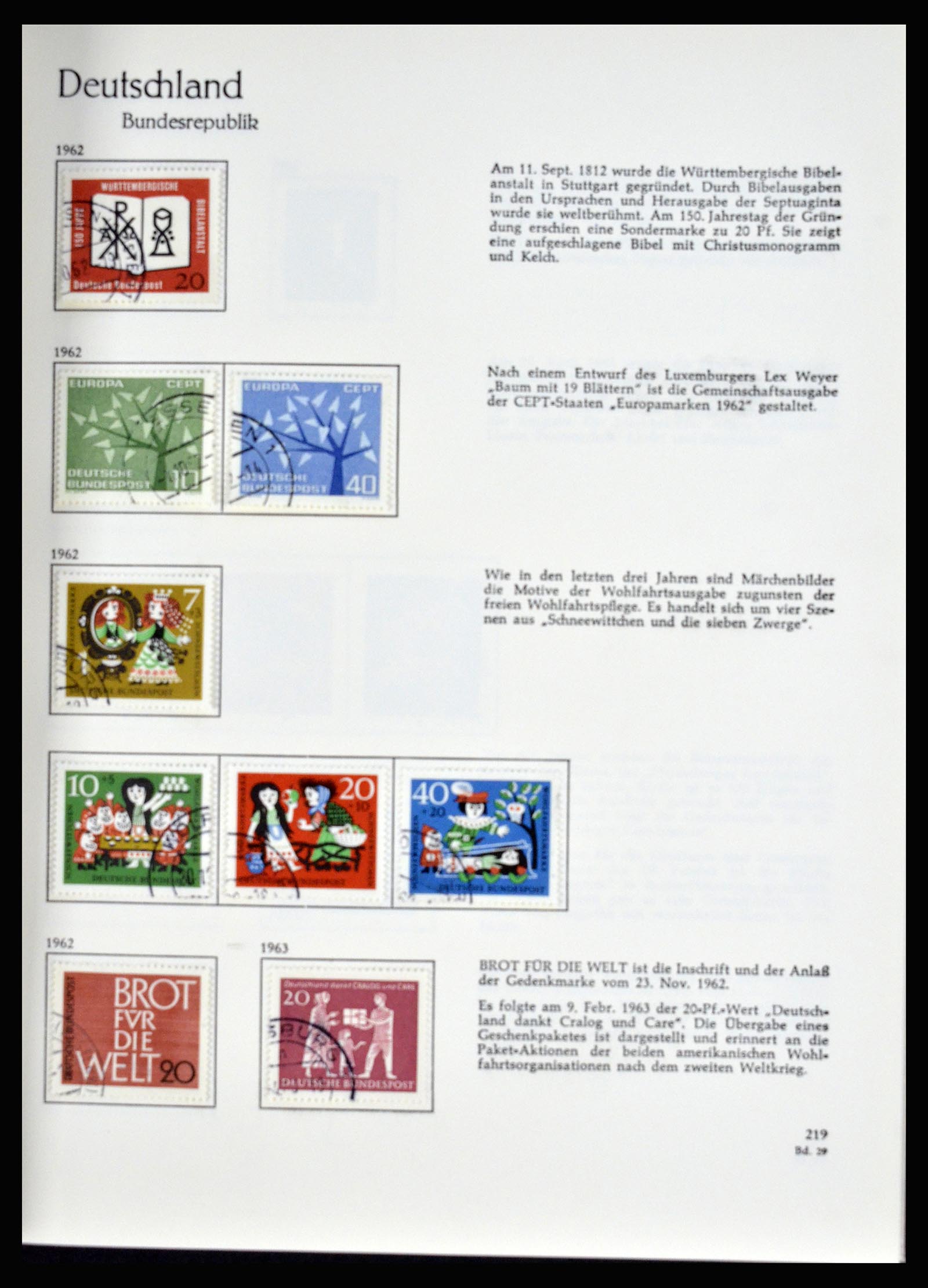 36609 083 - Stamp collection 36609 Germany 1952-1975.