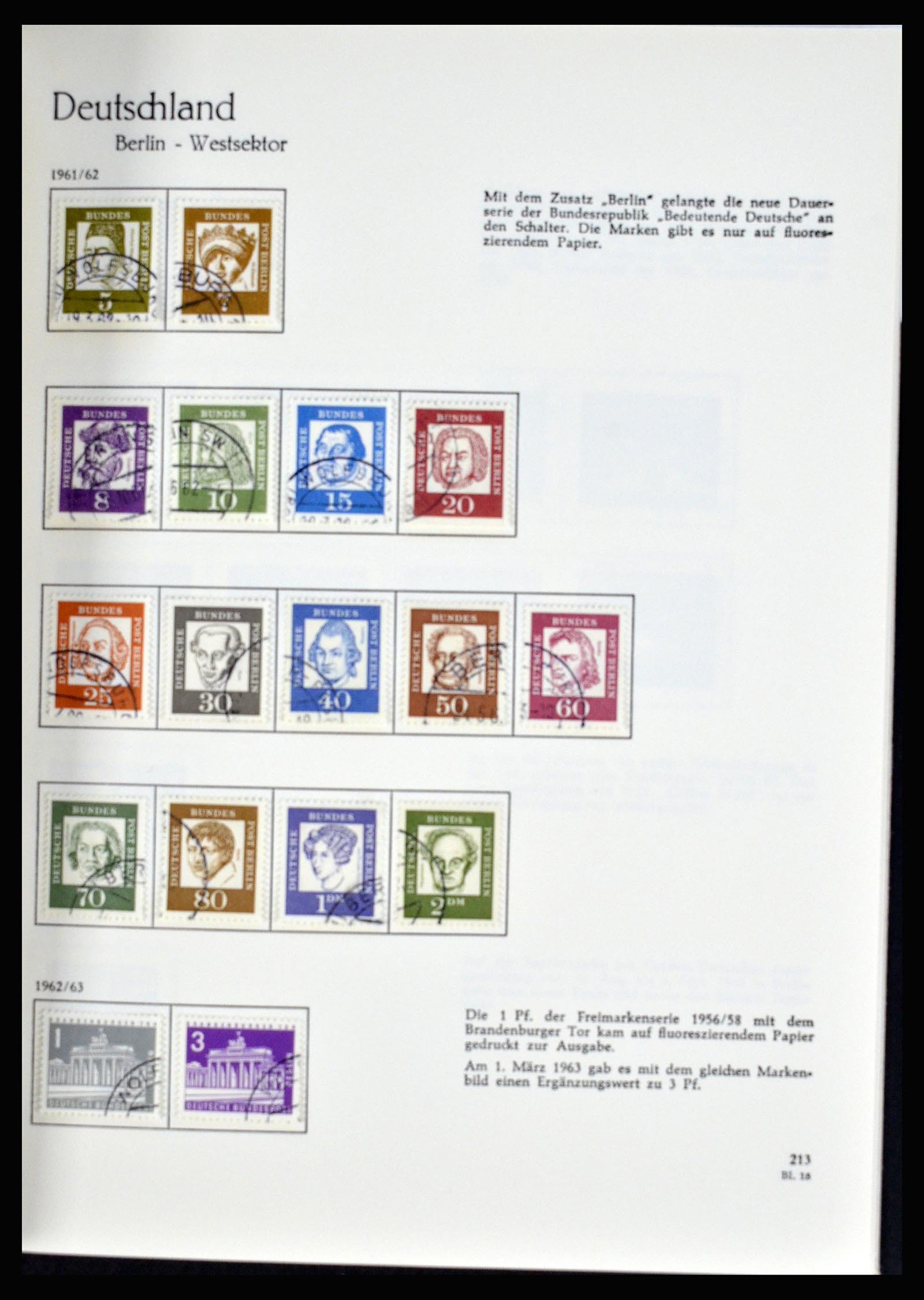 36609 086 - Stamp collection 36609 Germany 1952-1975.