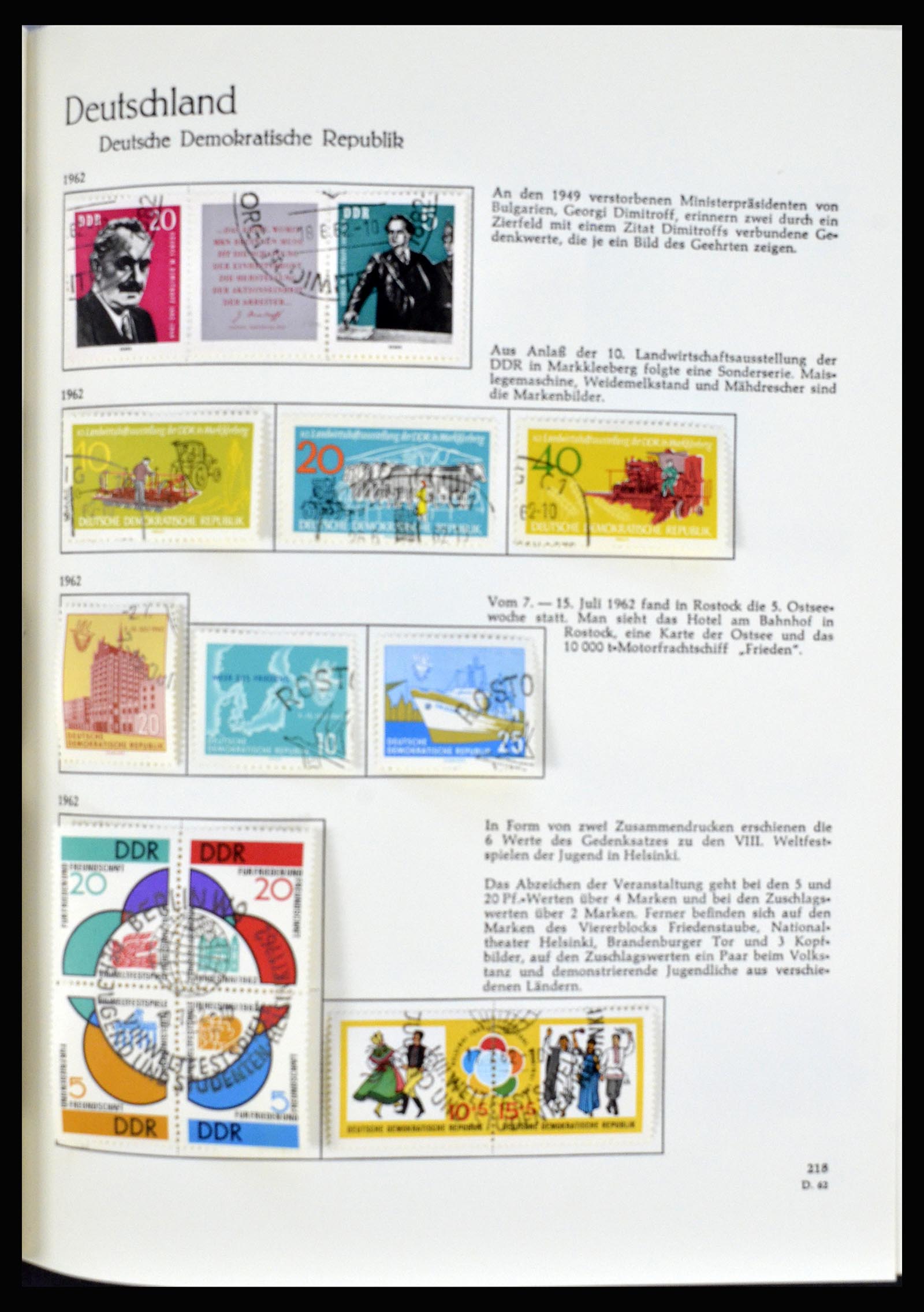 36609 092 - Stamp collection 36609 Germany 1952-1975.