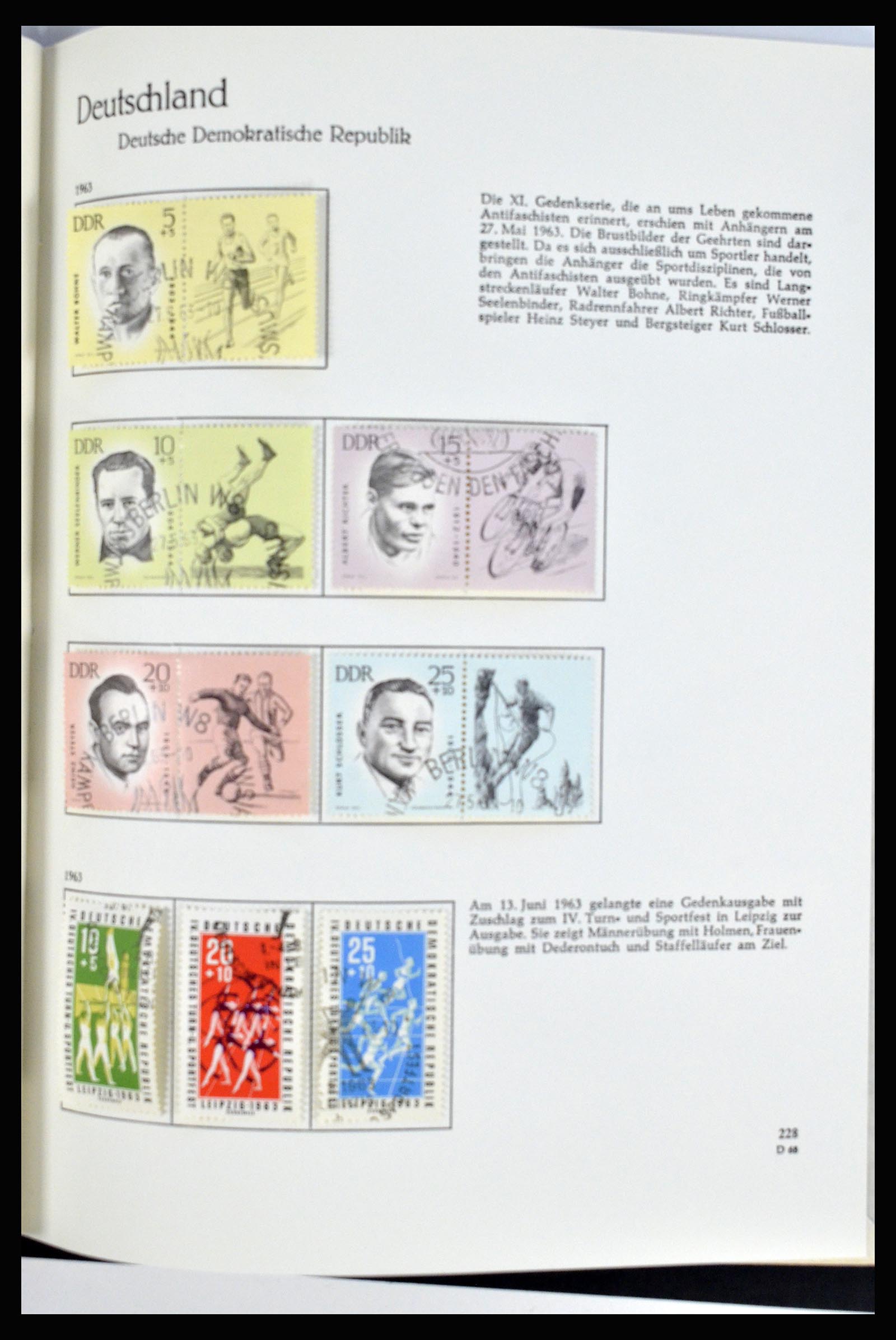 36609 100 - Stamp collection 36609 Germany 1952-1975.