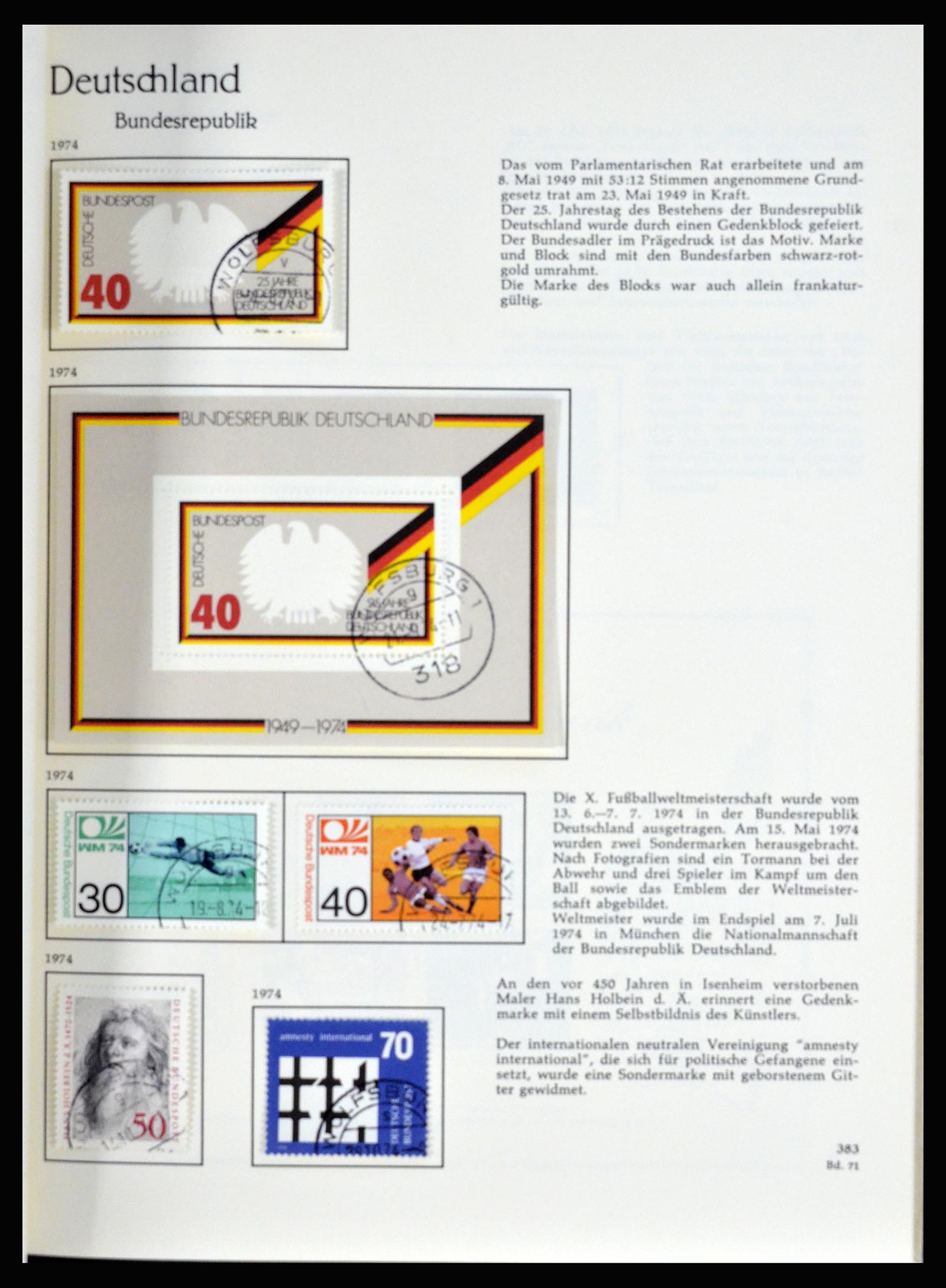 36609 264 - Stamp collection 36609 Germany 1952-1975.