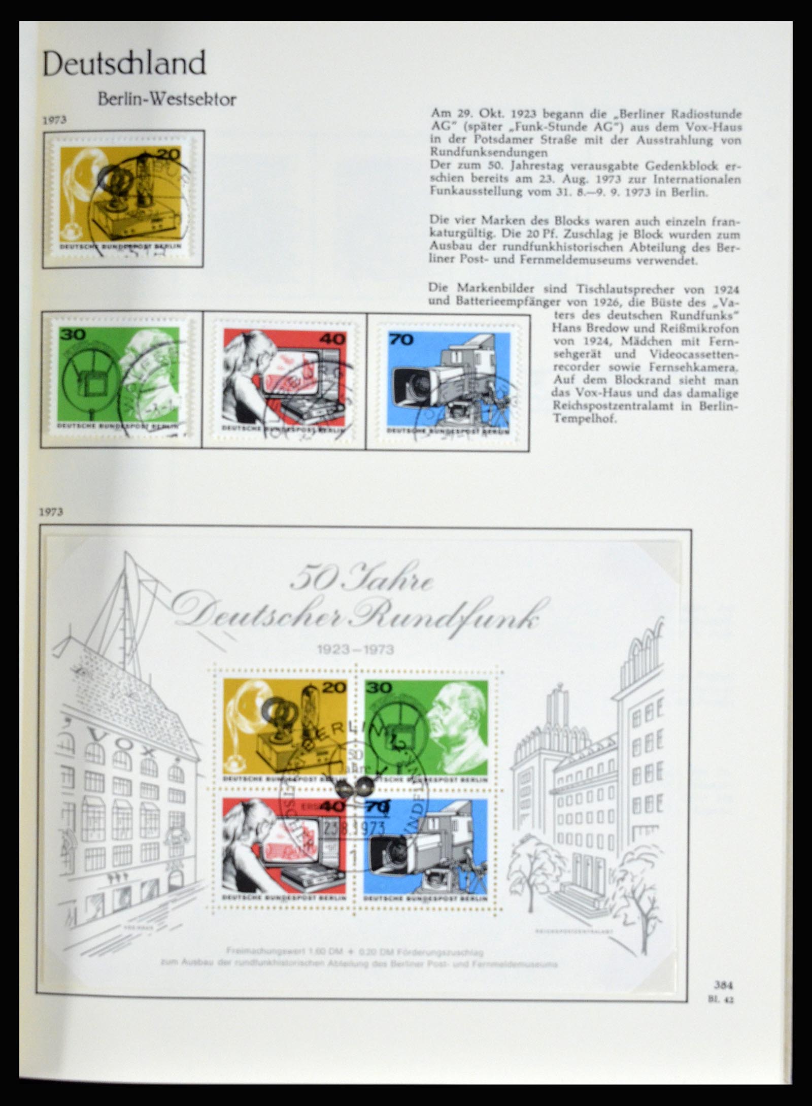 36609 265 - Postzegelverzameling 36609 Duitsland 1952-1975.