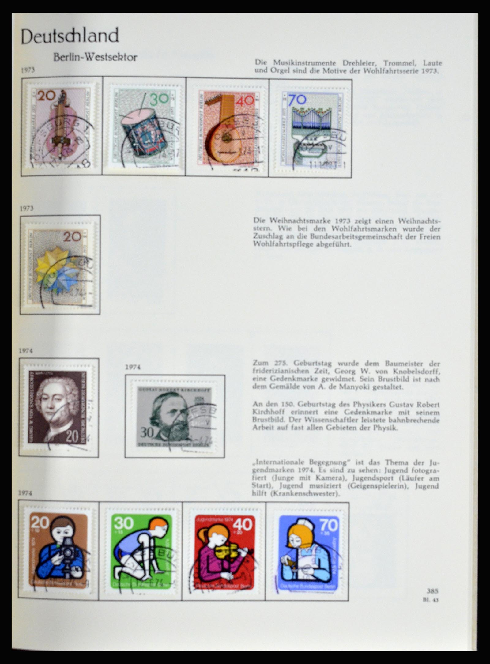 36609 266 - Postzegelverzameling 36609 Duitsland 1952-1975.