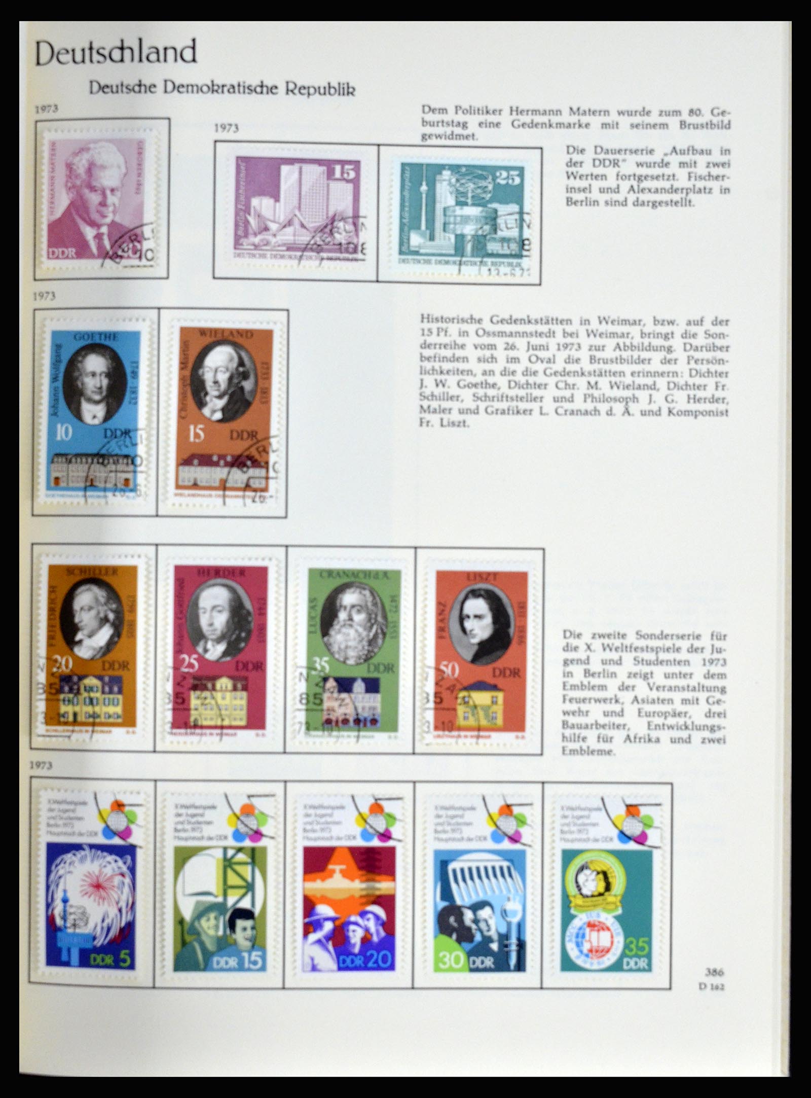 36609 267 - Stamp collection 36609 Germany 1952-1975.