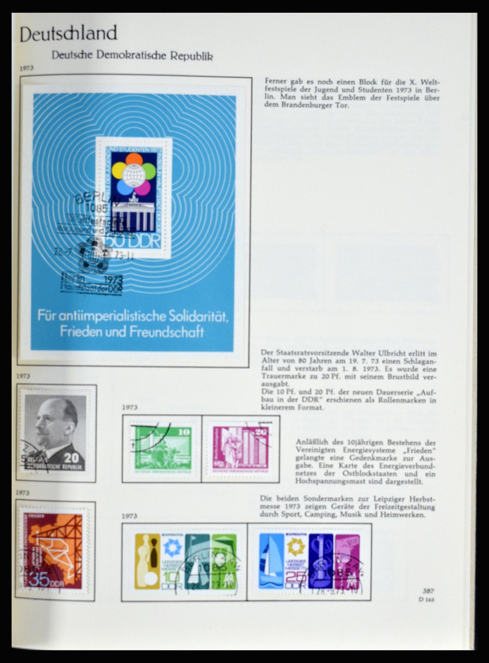 36609 268 - Stamp collection 36609 Germany 1952-1975.