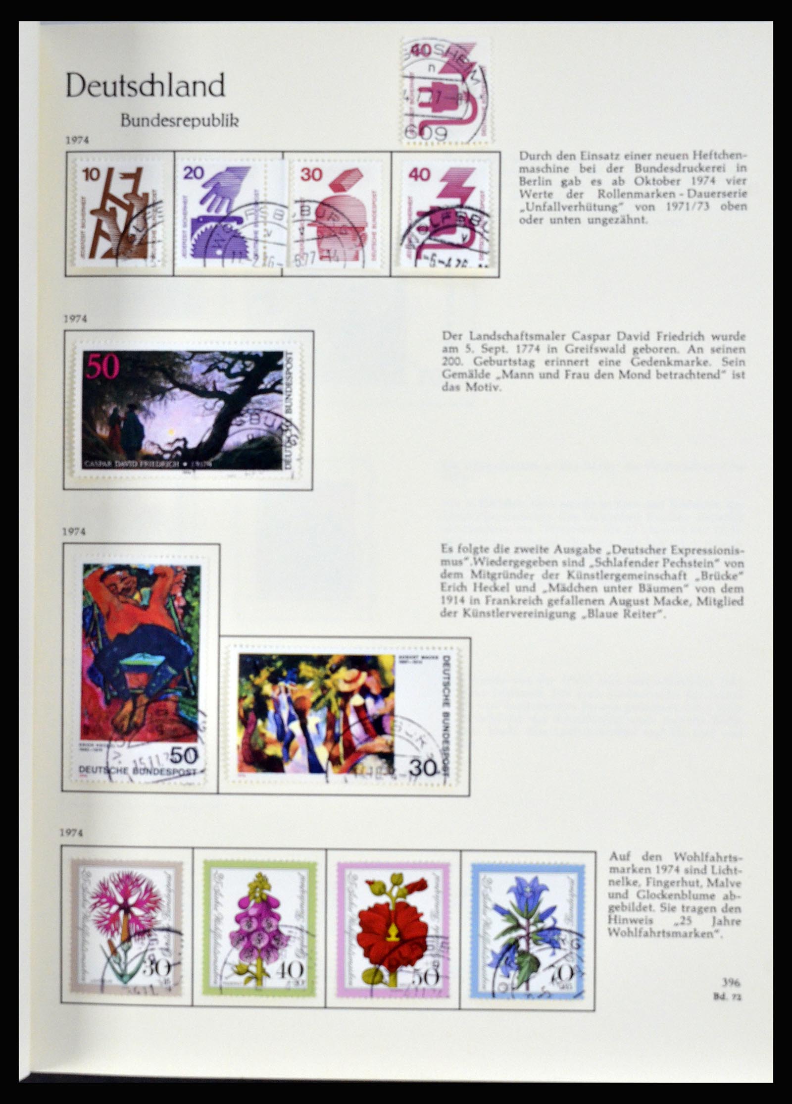 36609 278 - Postzegelverzameling 36609 Duitsland 1952-1975.