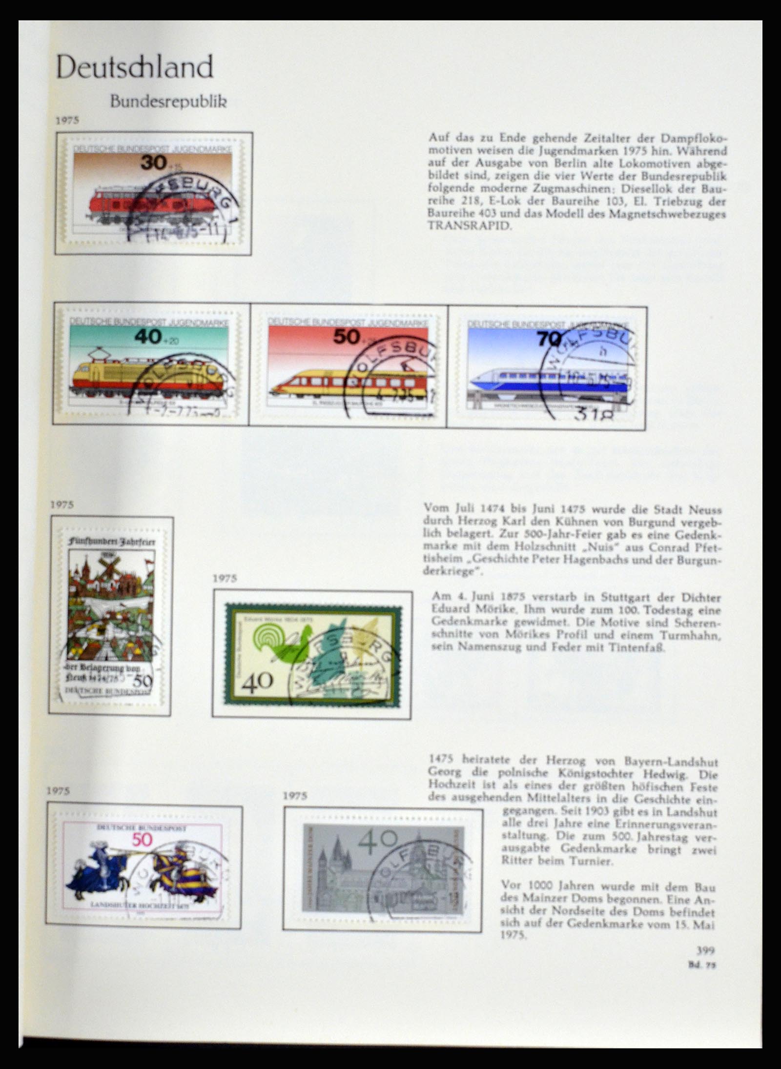 36609 281 - Postzegelverzameling 36609 Duitsland 1952-1975.