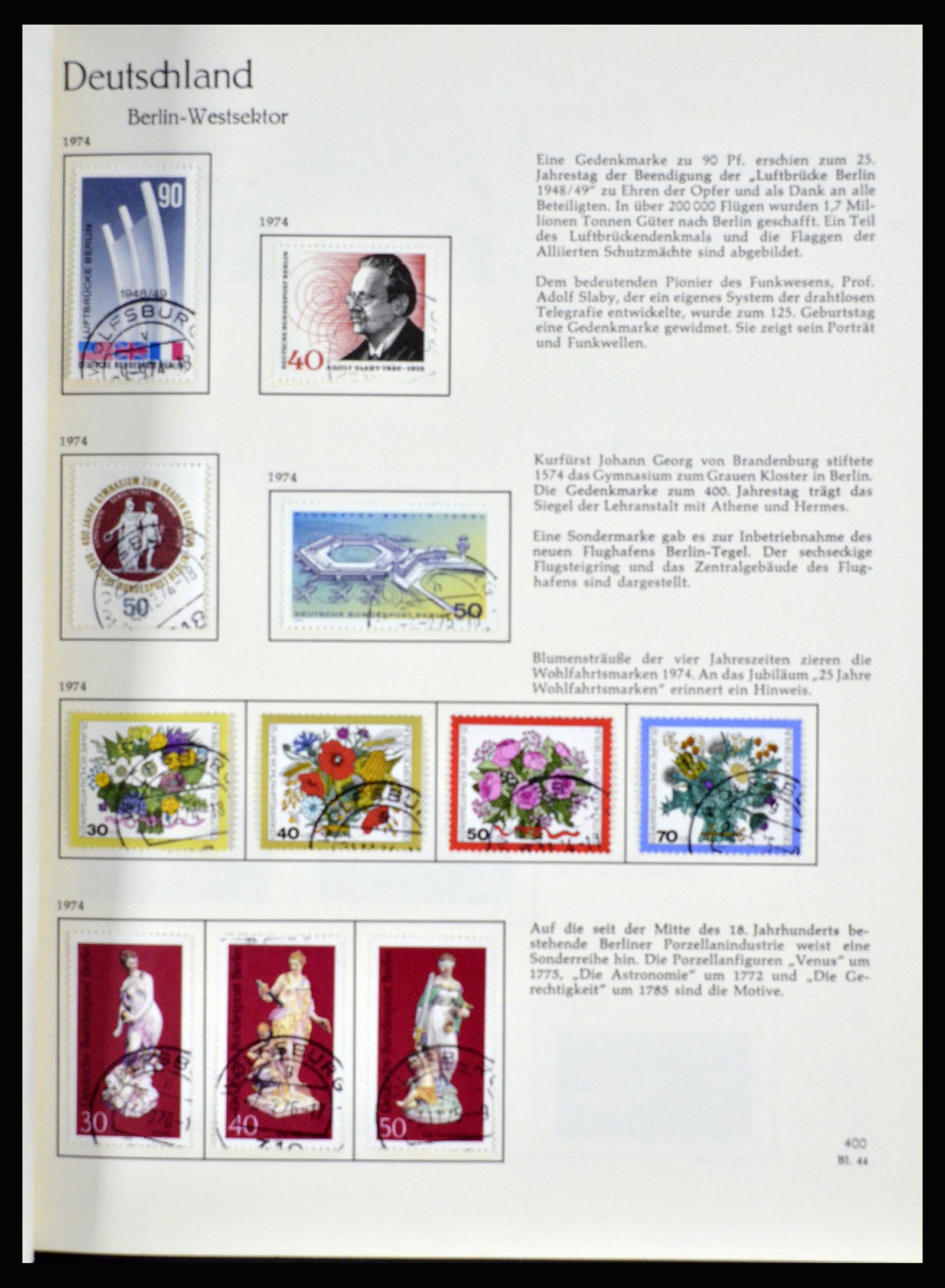 36609 282 - Stamp collection 36609 Germany 1952-1975.