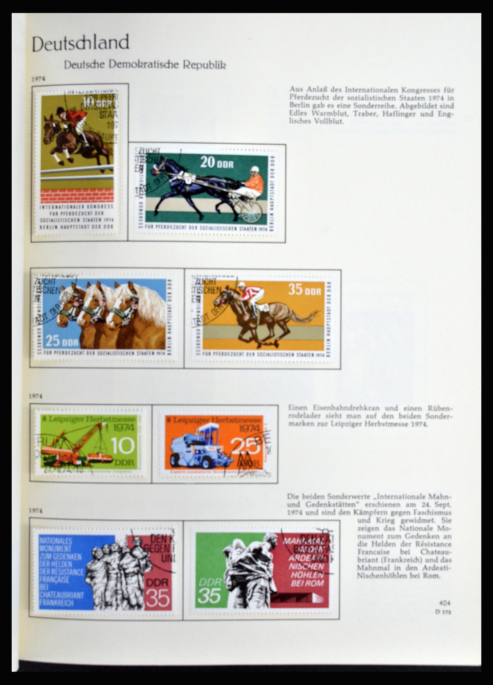 36609 287 - Stamp collection 36609 Germany 1952-1975.