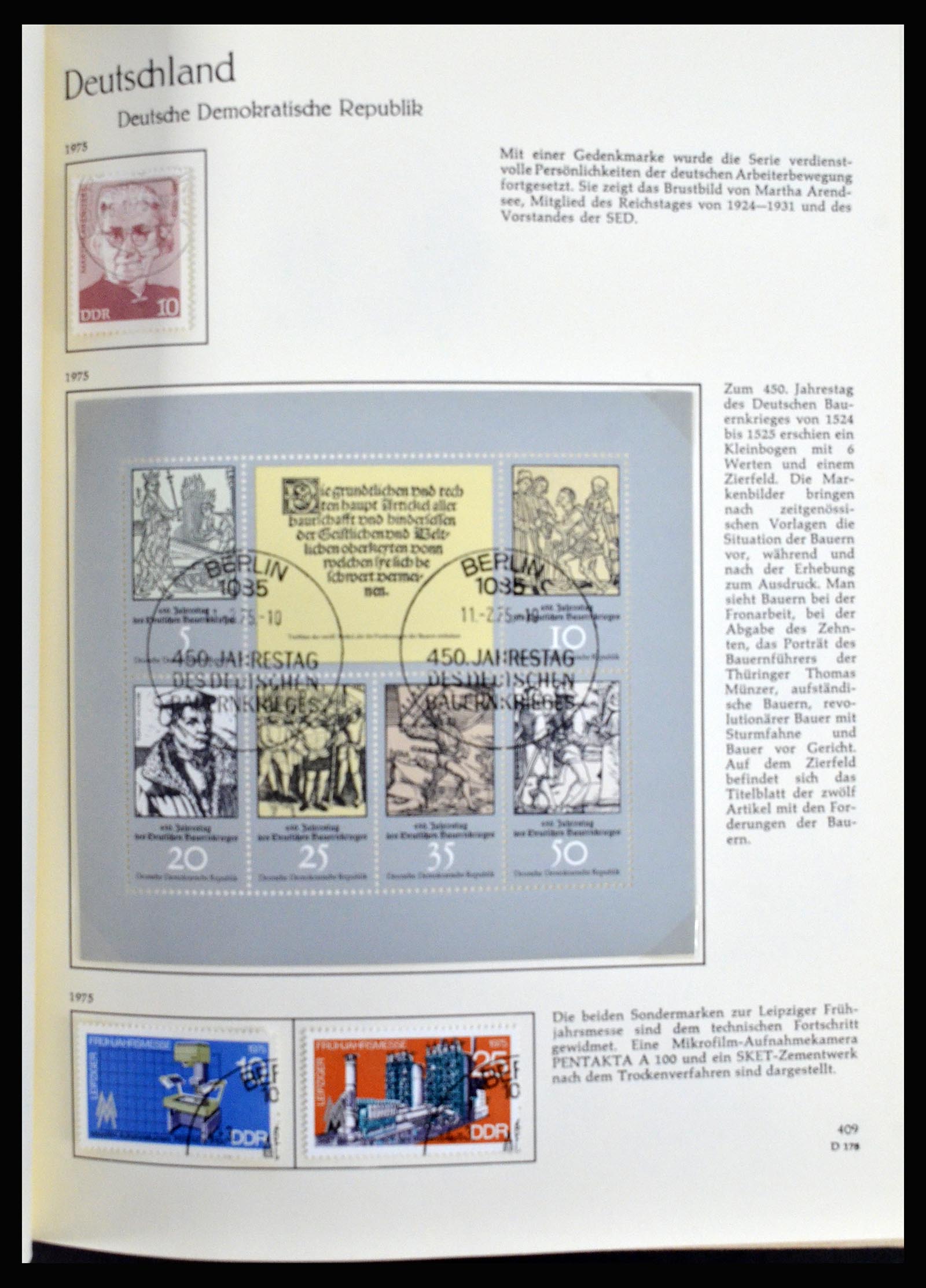 36609 292 - Postzegelverzameling 36609 Duitsland 1952-1975.