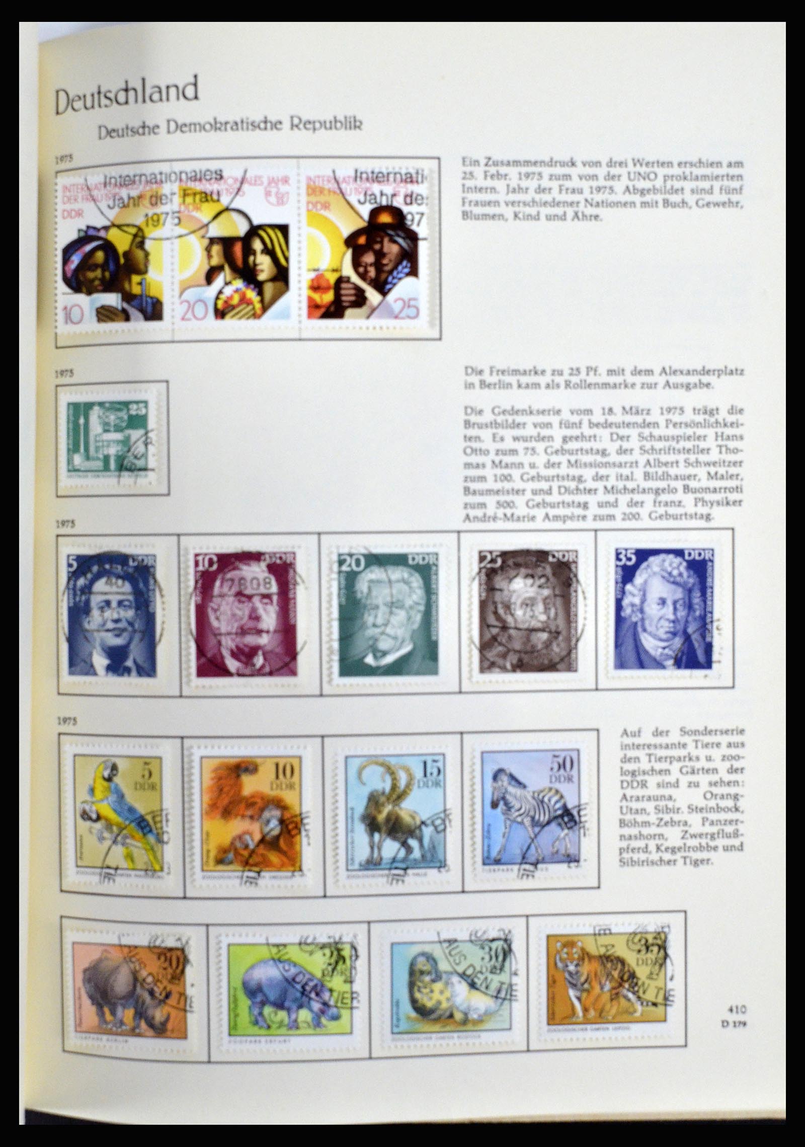 36609 293 - Stamp collection 36609 Germany 1952-1975.
