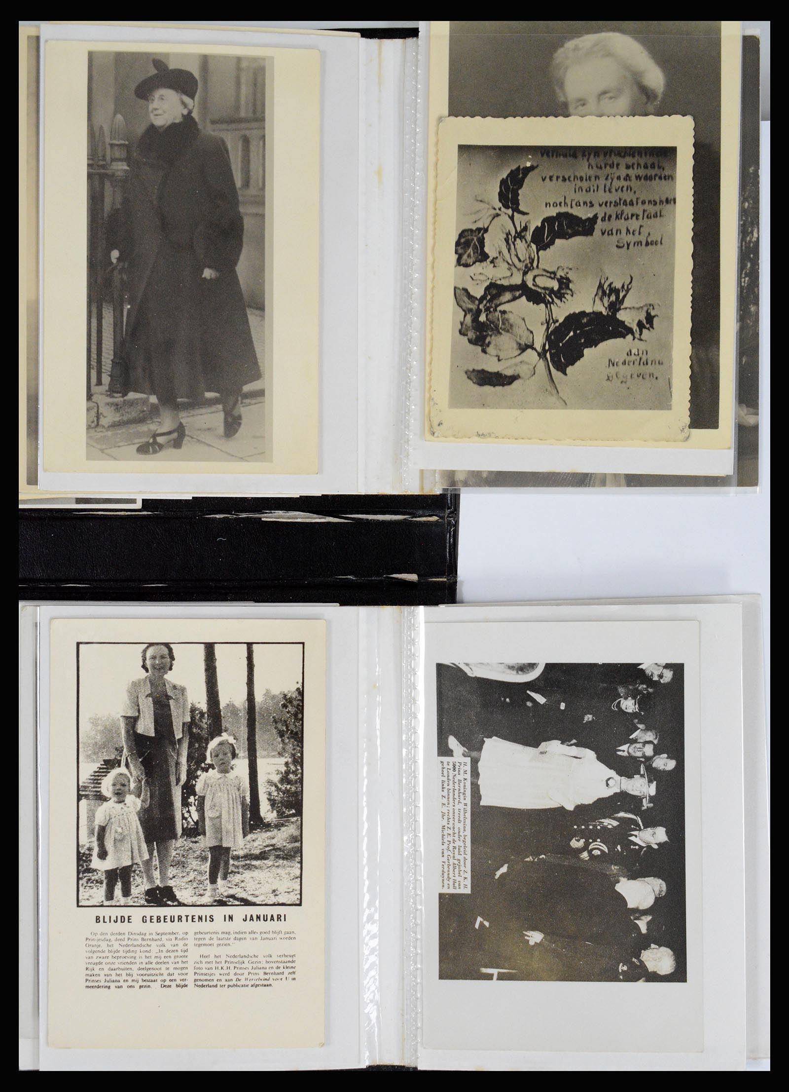 36611 003 - Stamp collection 36611 Nederland ansichtkaarten Koninklijk Huis jaren 30