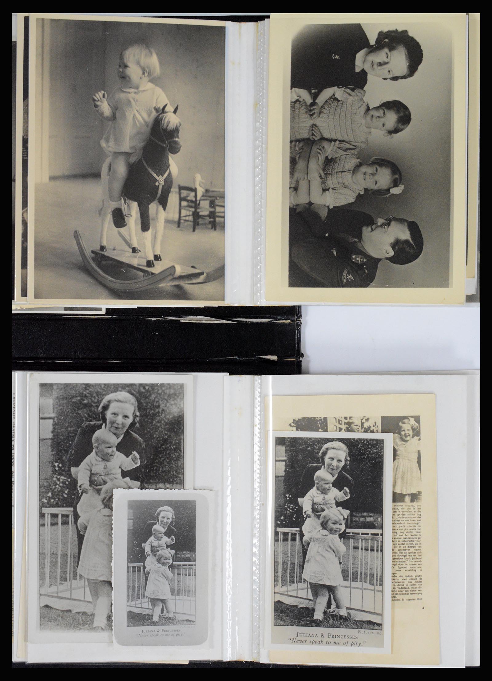36611 004 - Postzegelverzameling 36611 Netherlands picture postcards royal family