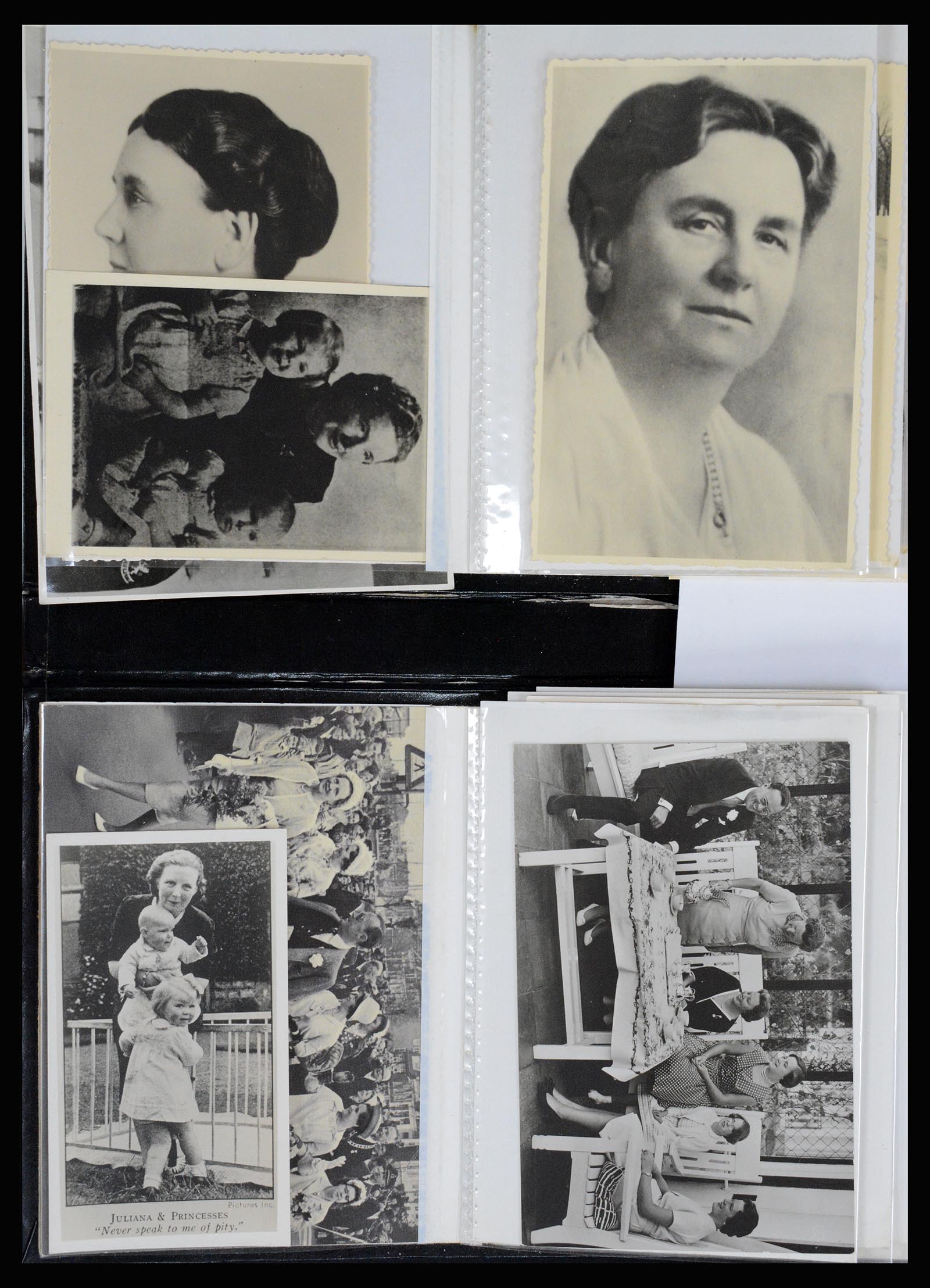36611 014 - Postzegelverzameling 36611 Netherlands picture postcards royal family