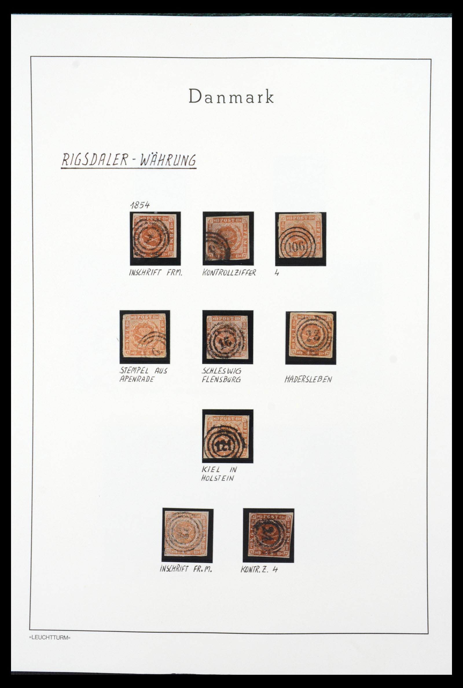 36612 002 - Stamp collection 36612 Denemarken 1851-1990.