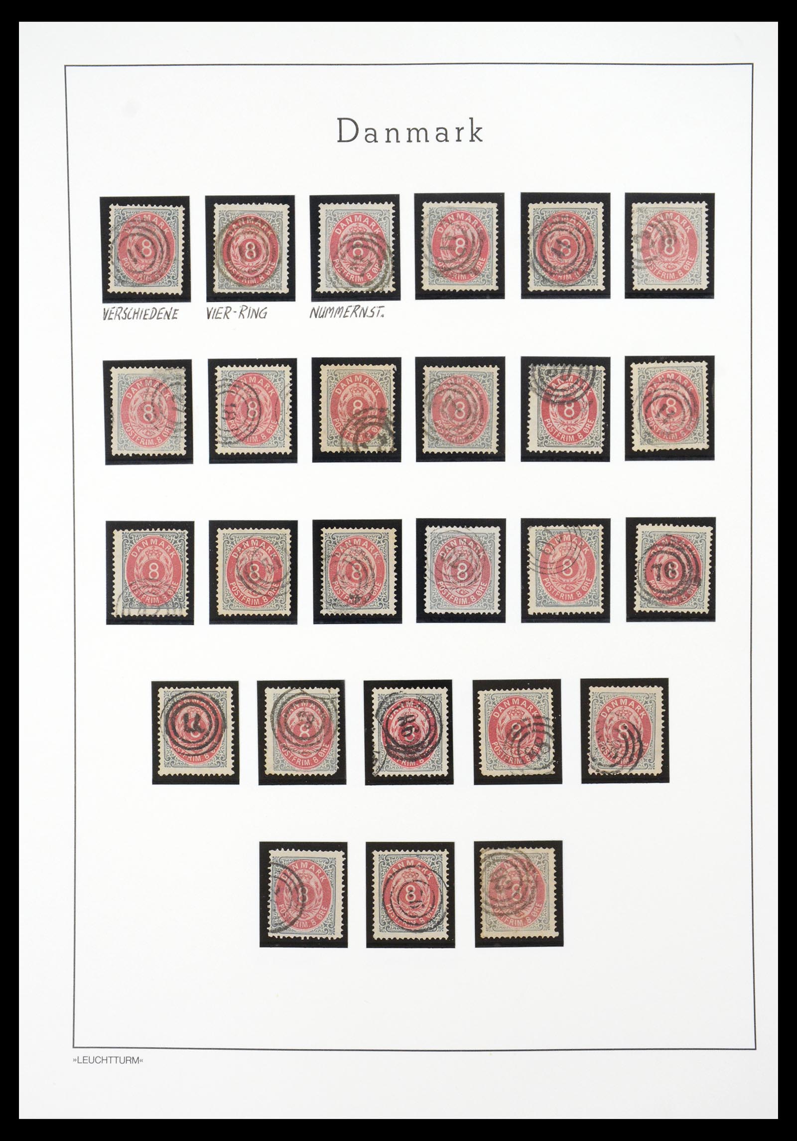 36612 011 - Stamp collection 36612 Denemarken 1851-1990.