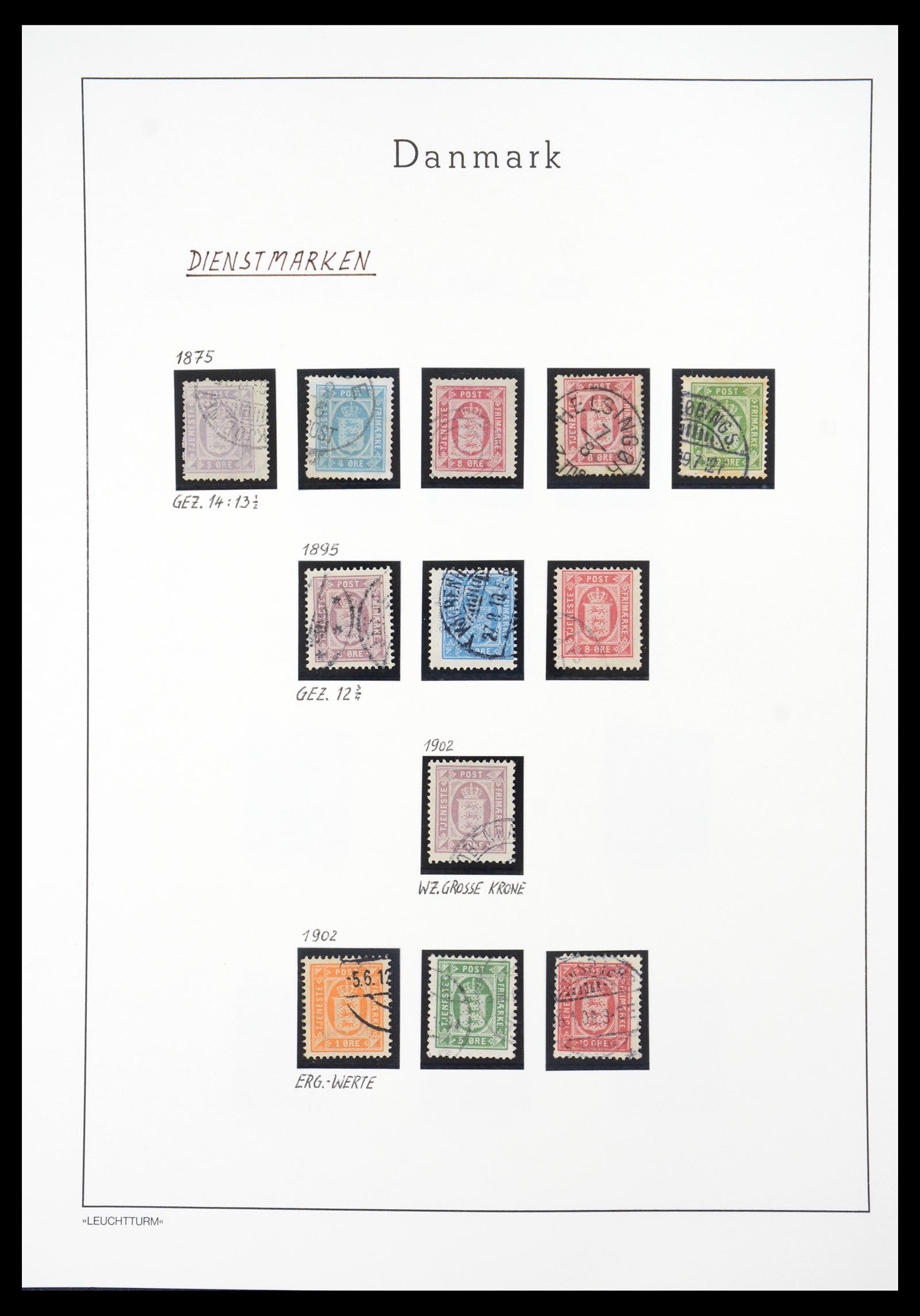 36612 018 - Postzegelverzameling 36612 Denmark 1851-1990.
