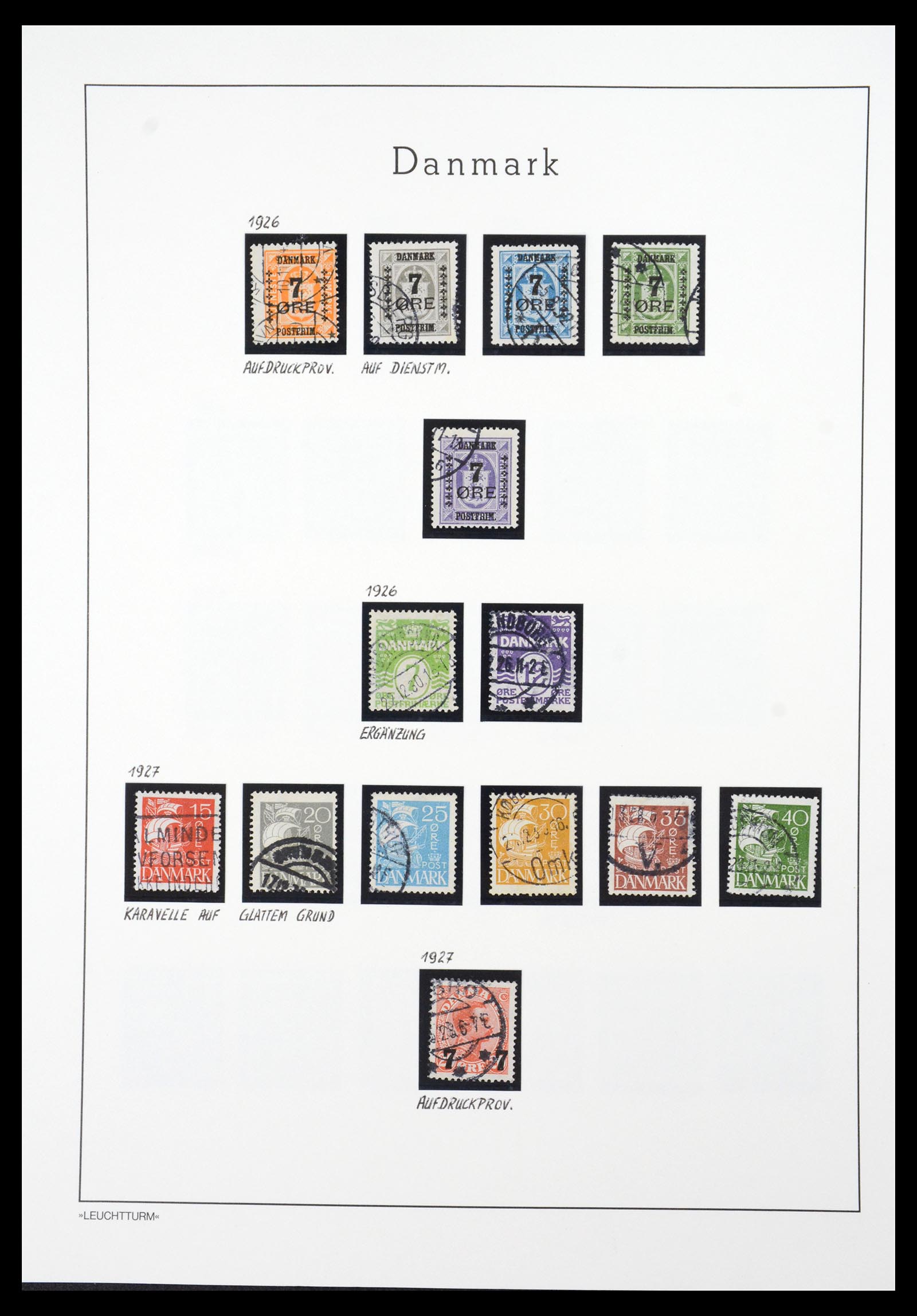 36612 027 - Postzegelverzameling 36612 Denmark 1851-1990.