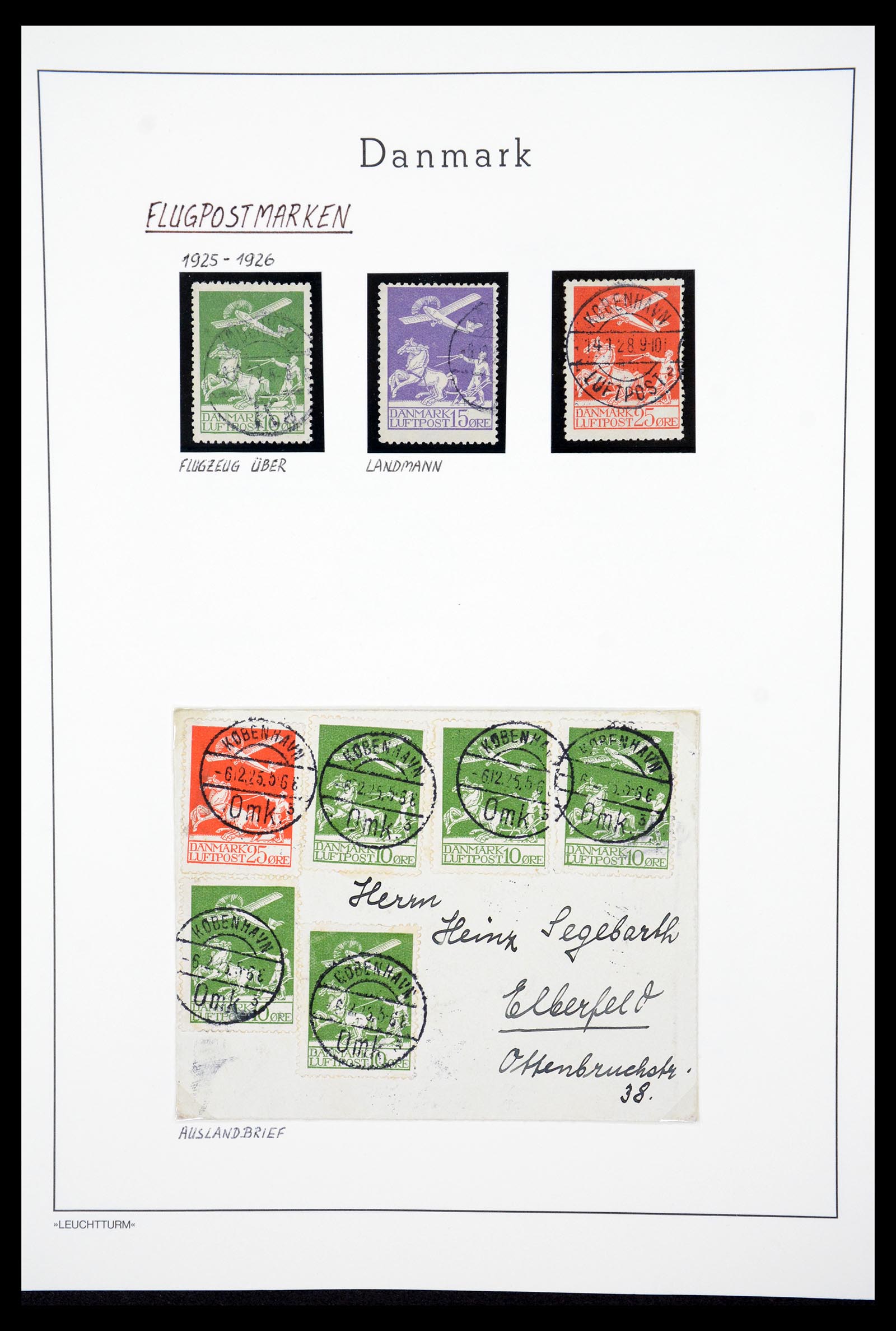 36612 046 - Postzegelverzameling 36612 Denmark 1851-1990.