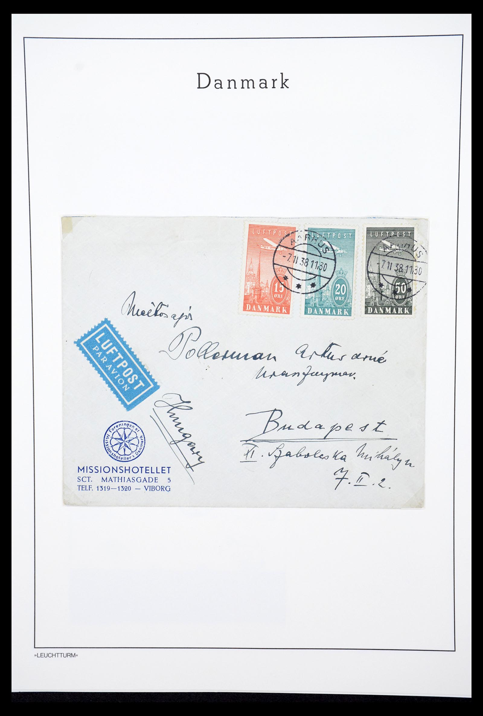 36612 050 - Postzegelverzameling 36612 Denmark 1851-1990.
