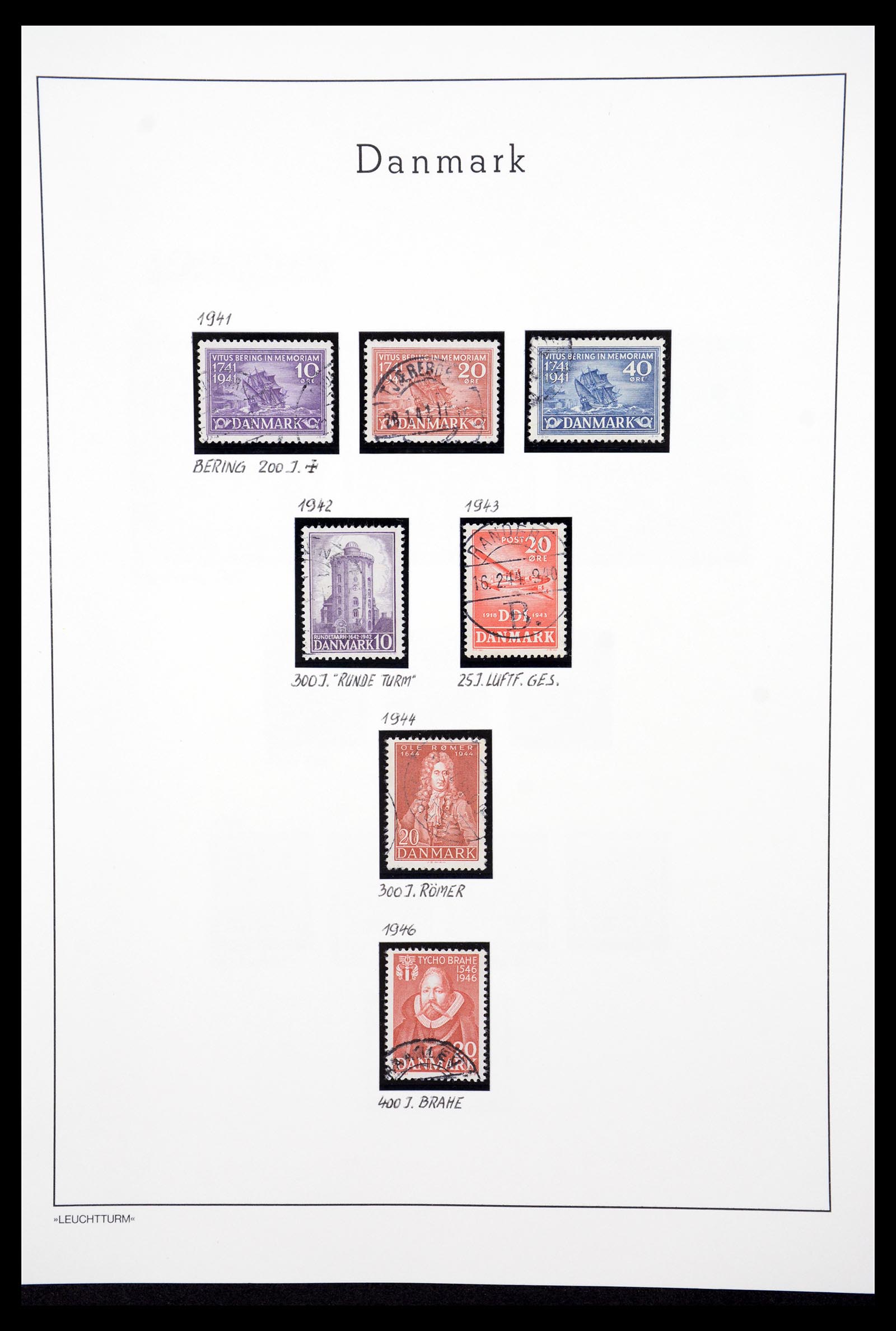 36612 065 - Postzegelverzameling 36612 Denmark 1851-1990.