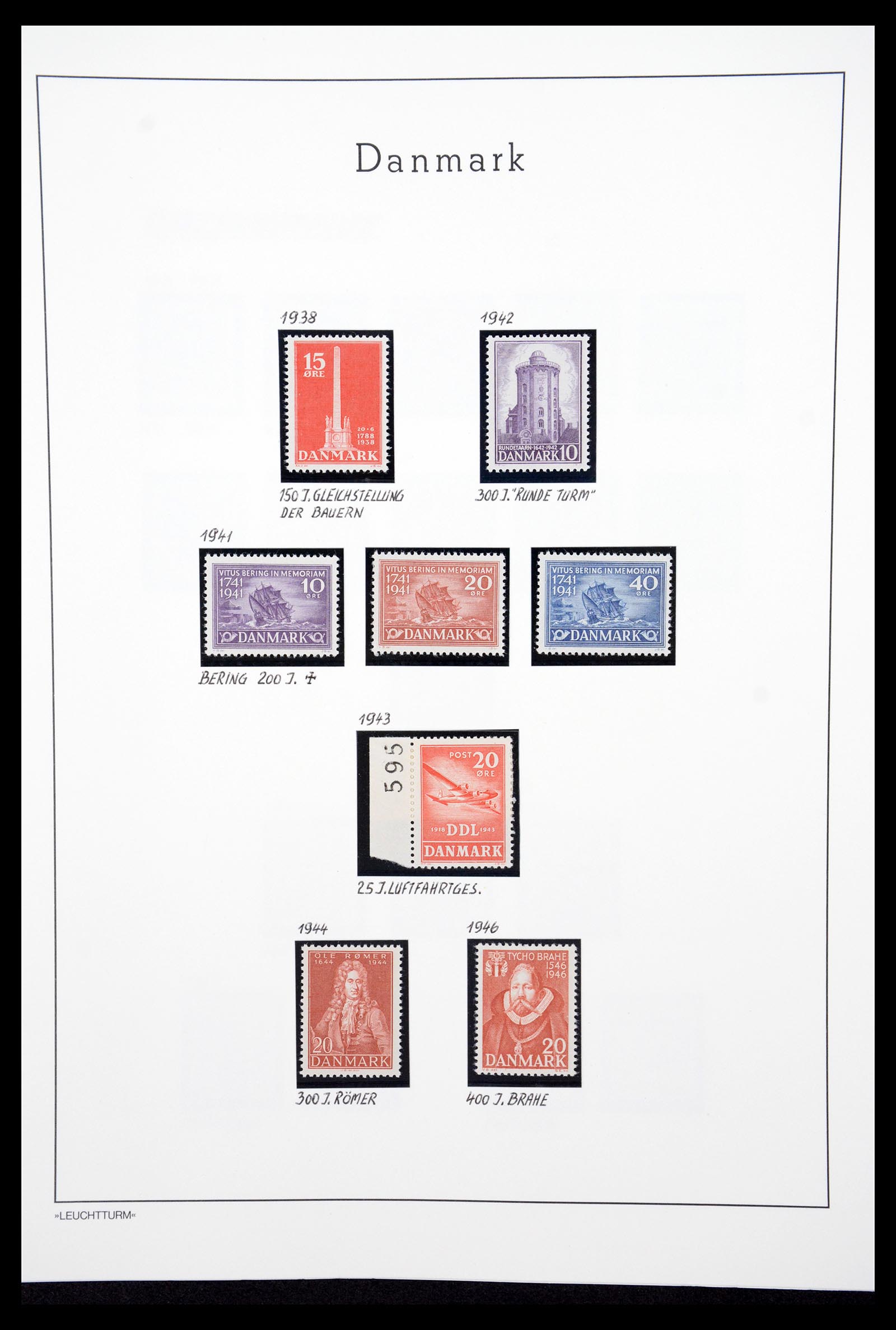 36612 068 - Postzegelverzameling 36612 Denmark 1851-1990.