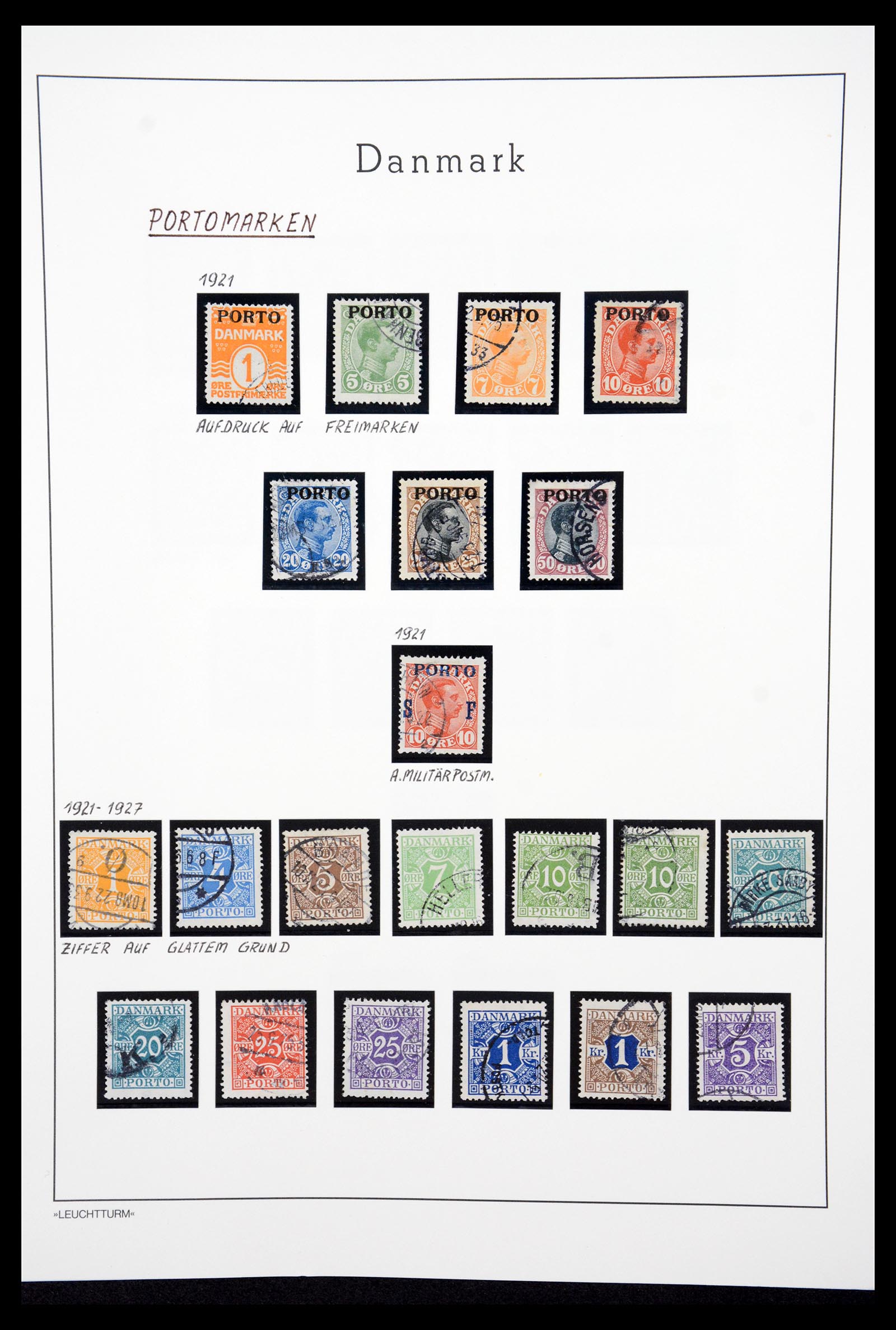 36612 070 - Postzegelverzameling 36612 Denmark 1851-1990.