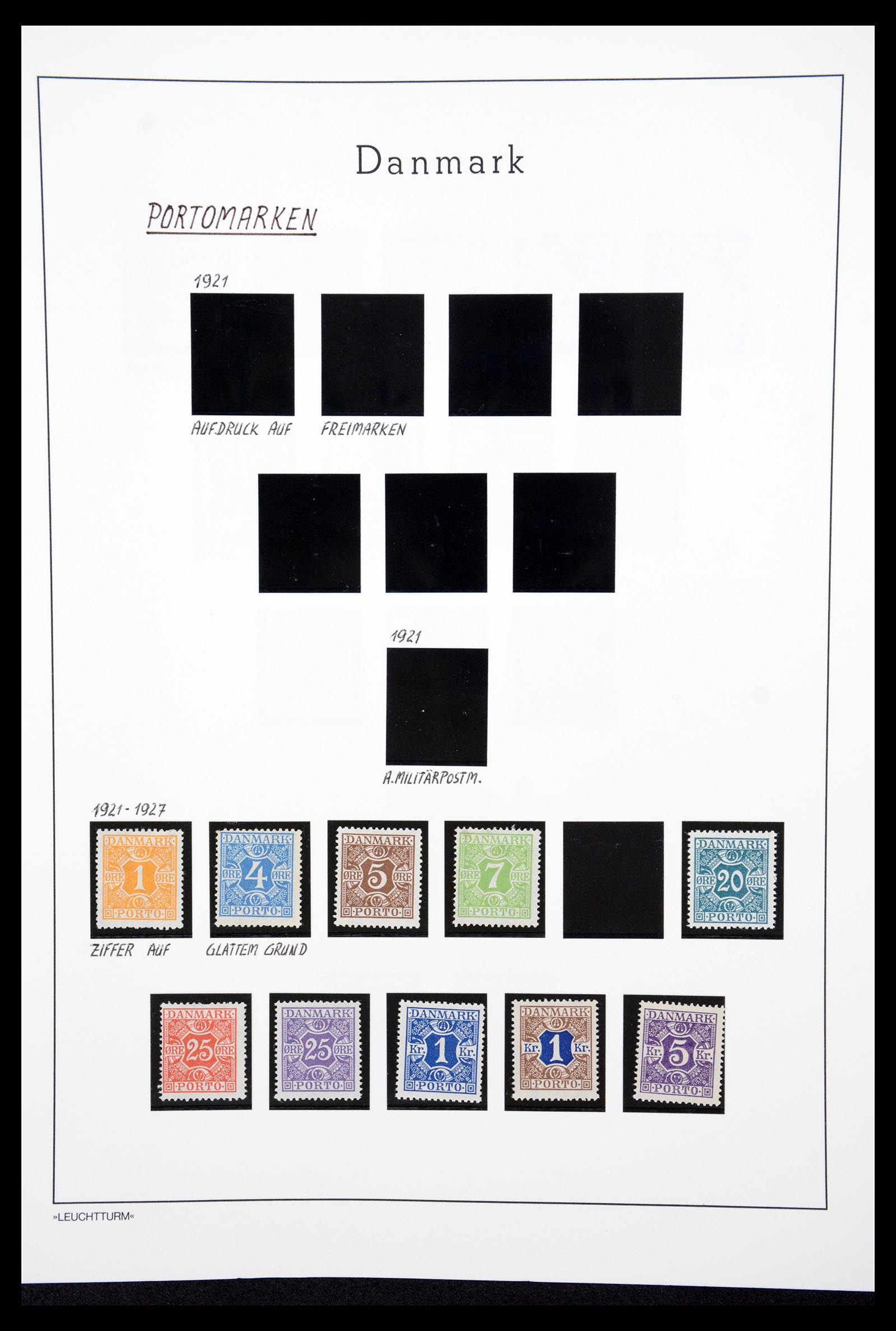 36612 072 - Postzegelverzameling 36612 Denmark 1851-1990.