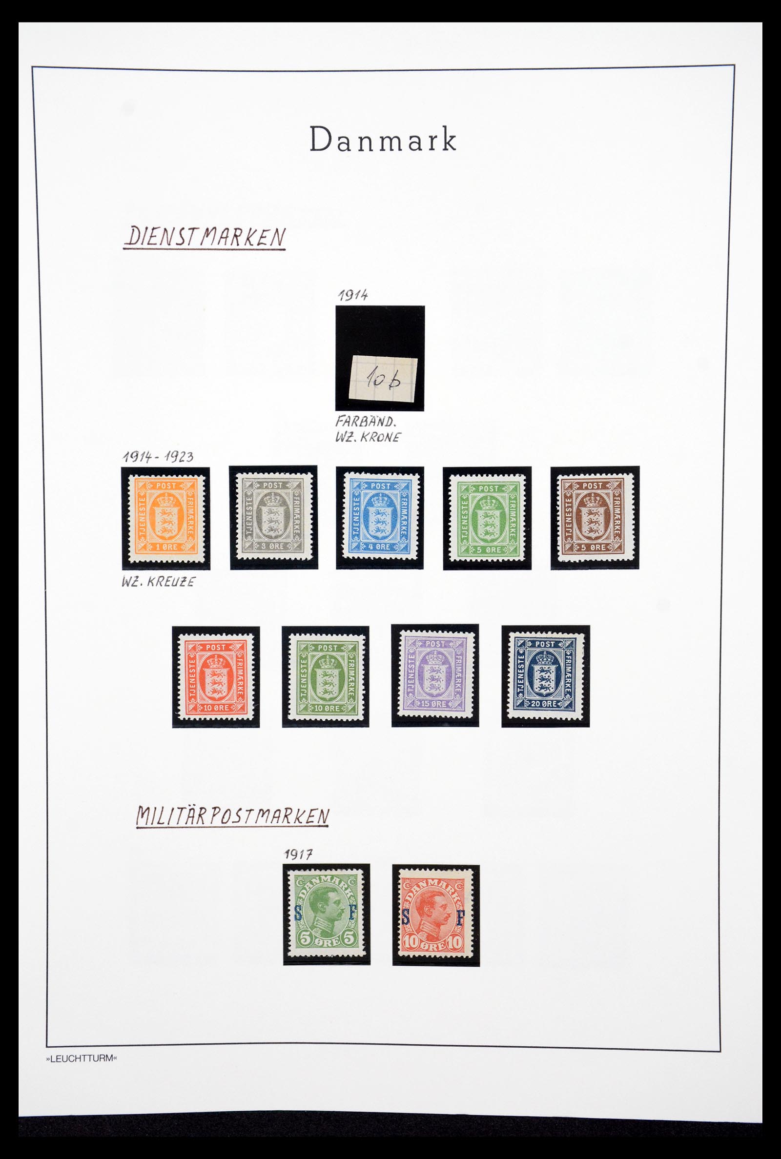 36612 075 - Postzegelverzameling 36612 Denmark 1851-1990.