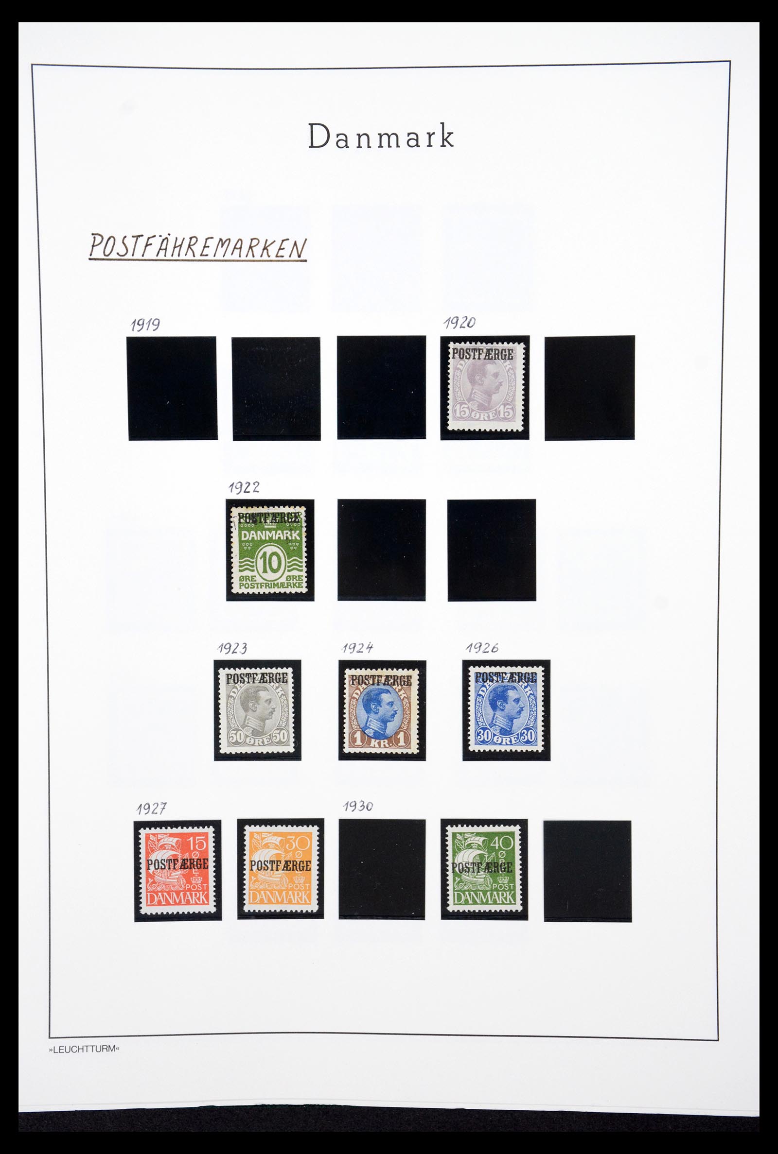 36612 078 - Postzegelverzameling 36612 Denmark 1851-1990.