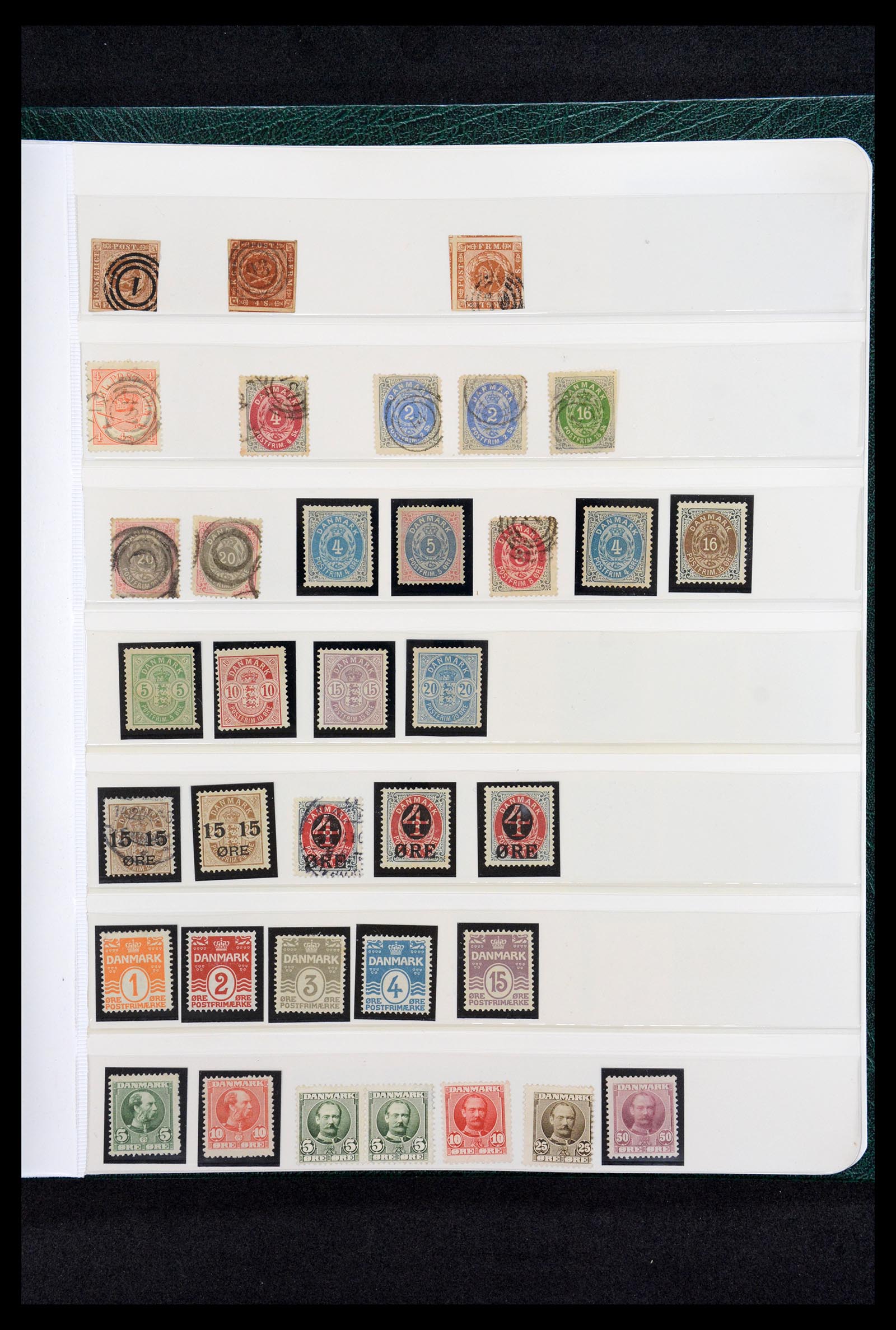 36612 084 - Stamp collection 36612 Denemarken 1851-1990.