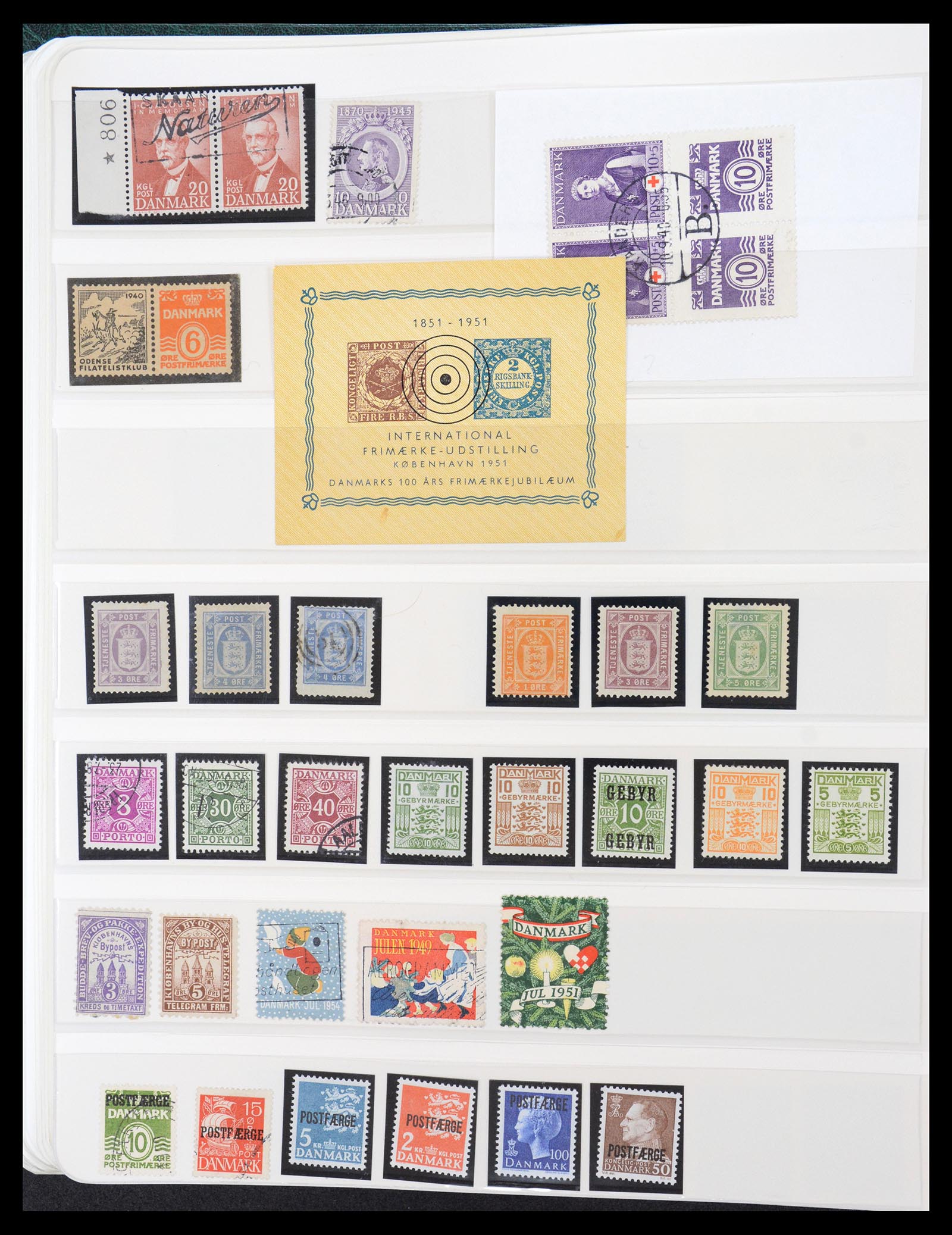 36612 085 - Stamp collection 36612 Denemarken 1851-1990.