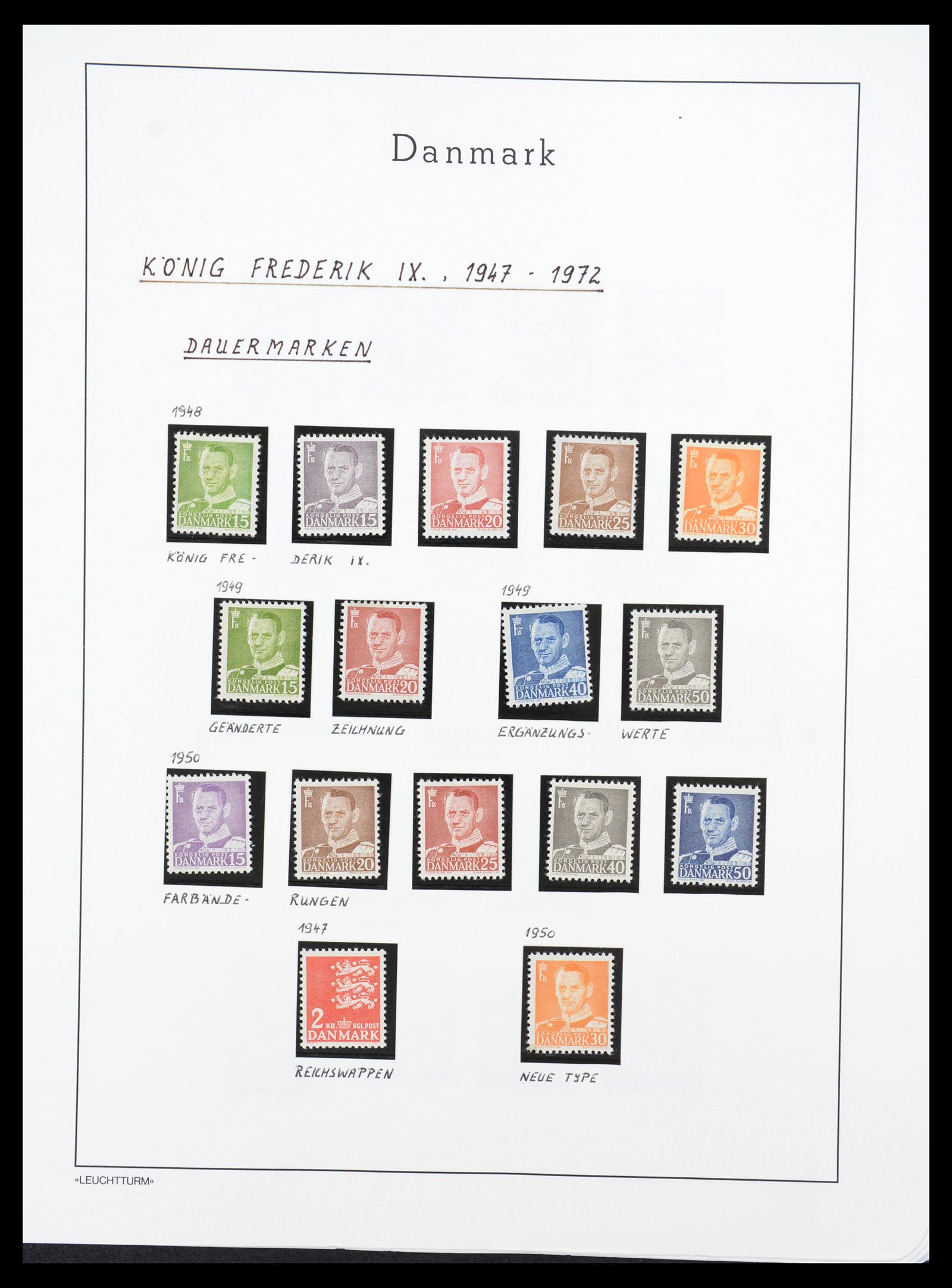 36612 088 - Stamp collection 36612 Denemarken 1851-1990.