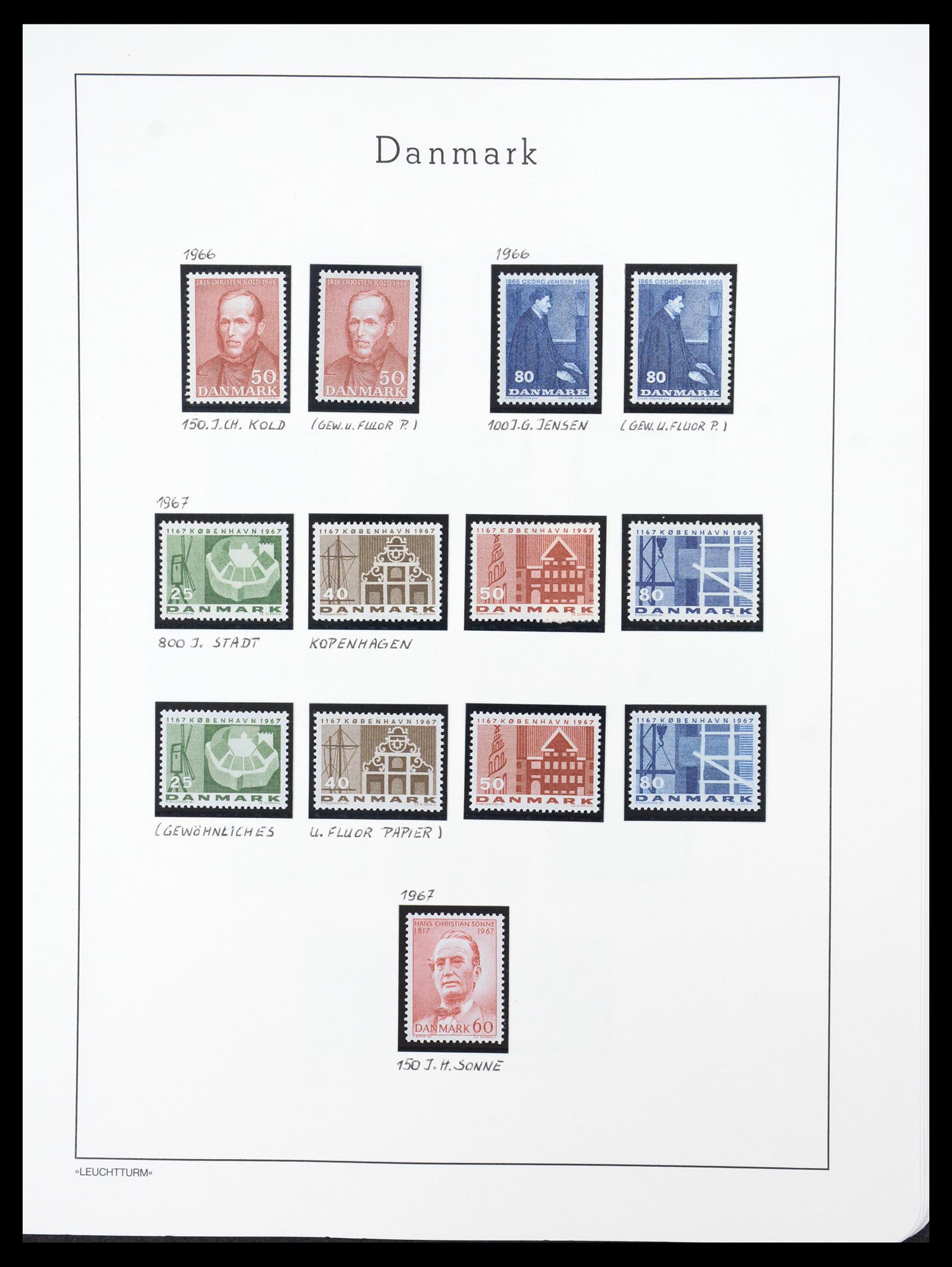 36612 101 - Stamp collection 36612 Denemarken 1851-1990.