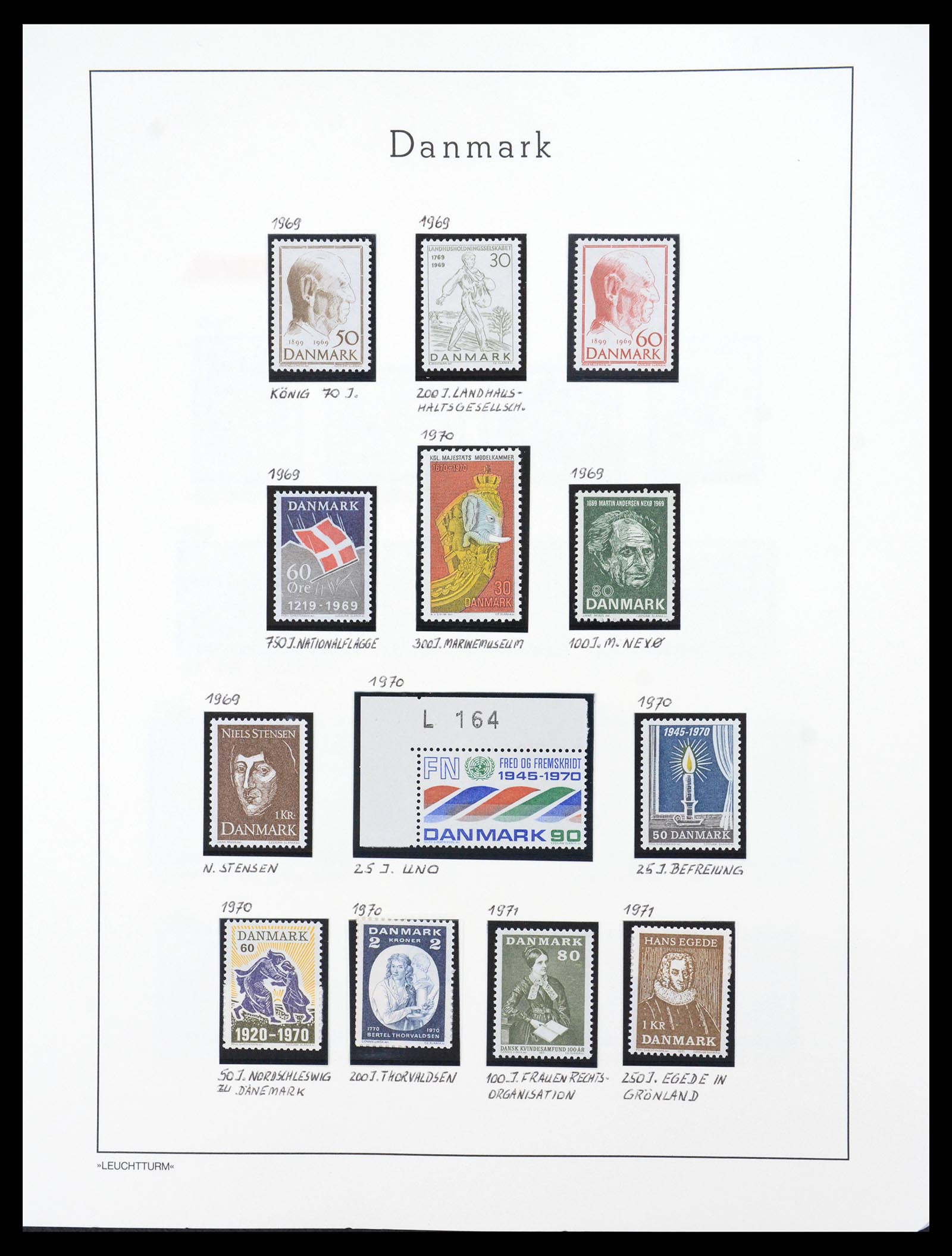 36612 103 - Stamp collection 36612 Denemarken 1851-1990.